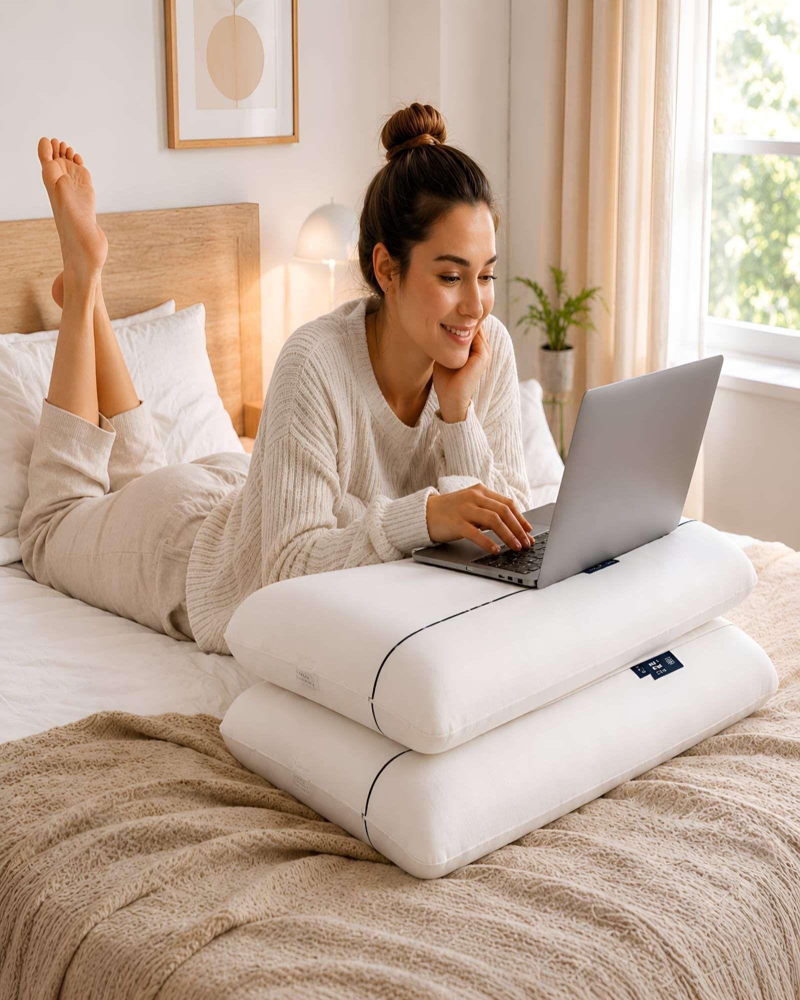 Set 2 Almohadas Viscoelásticas Ergonómicas - 40x70 cm - Soporte Cervical-2