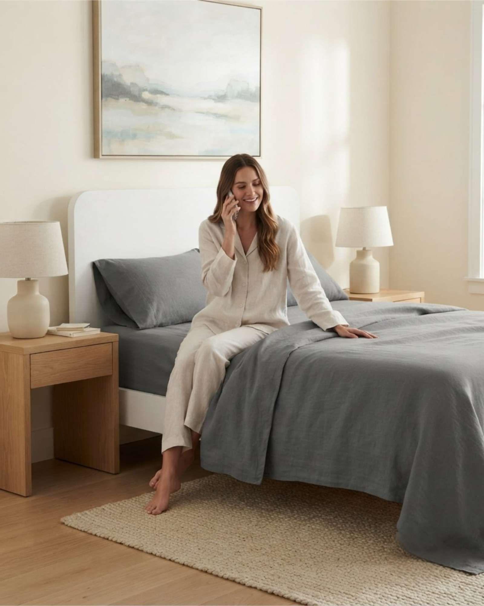 Juego De Sabanas Estilo De Revista Para Dormitorio 2 Plazas m4-1