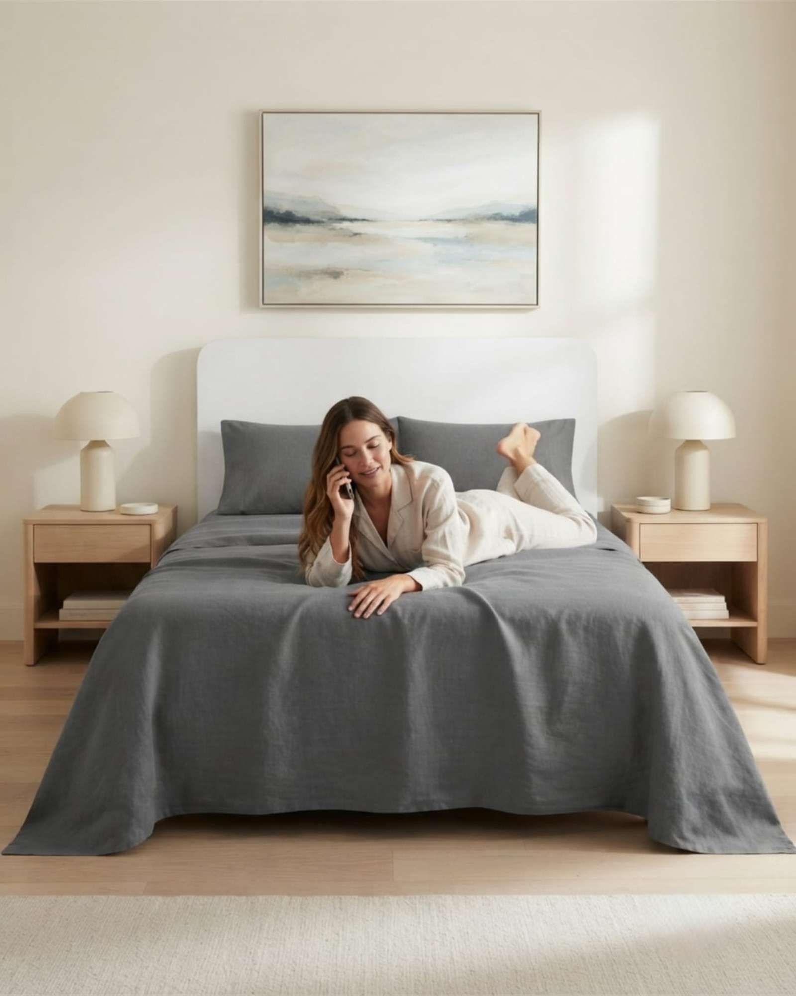 Juego De Sabanas Estilo De Revista Para Dormitorio 2 Plazas m4-4