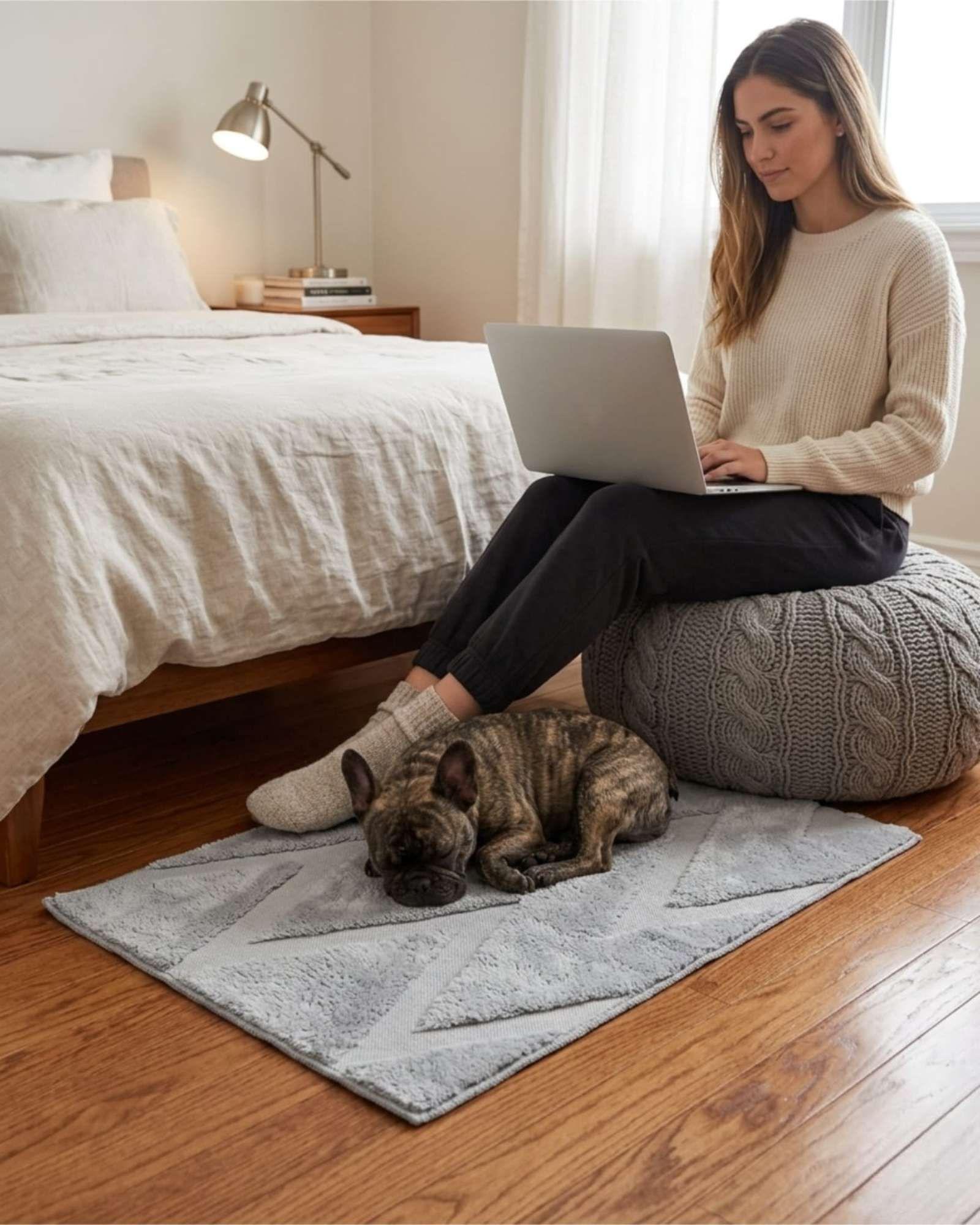 Alfombra Bajada De Cama 50x80 Cm Estilo Jacquard m5-2