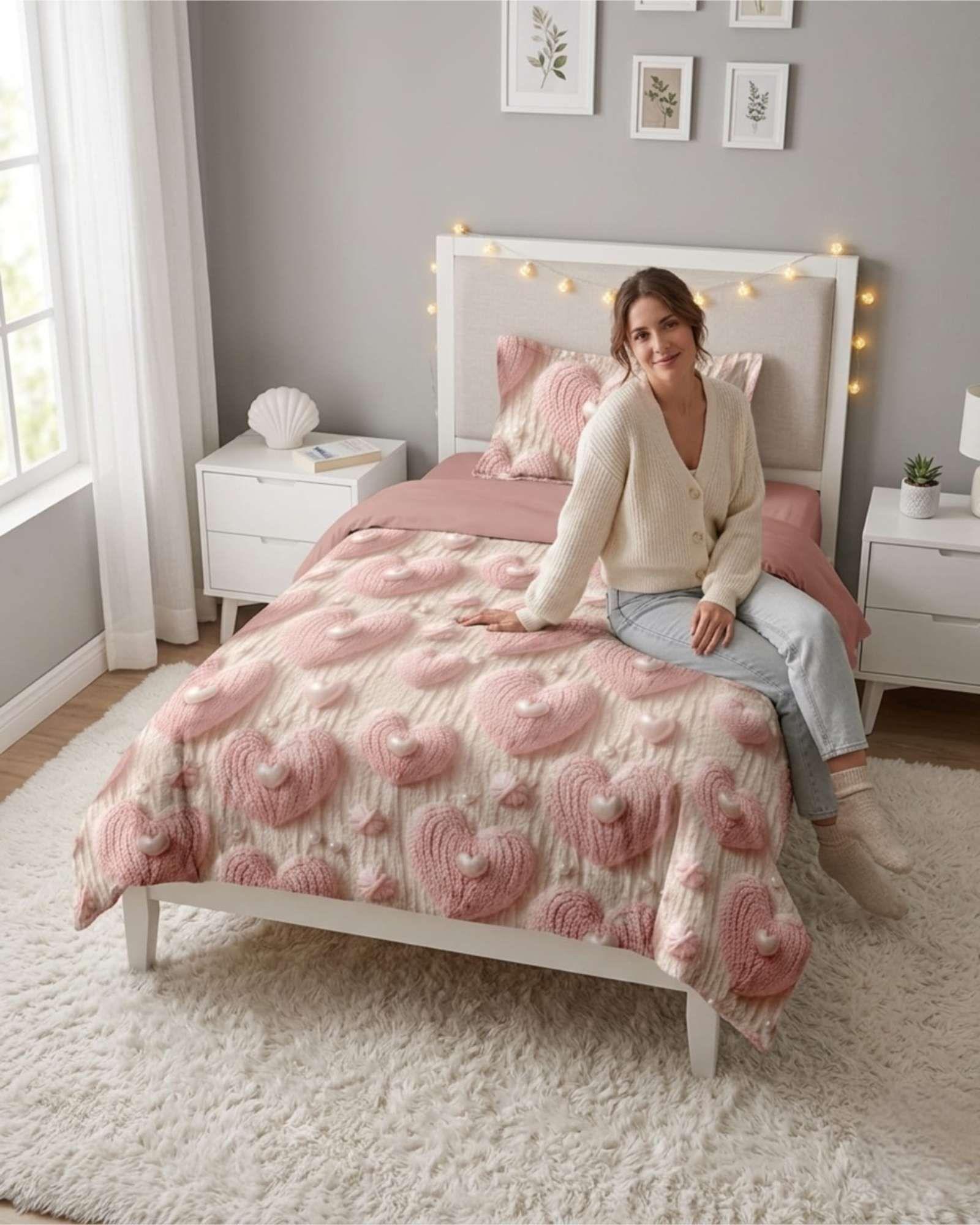Quilt De Verano 5D Cubrecama Ligero Transpirable Plaza y Media PM1-1