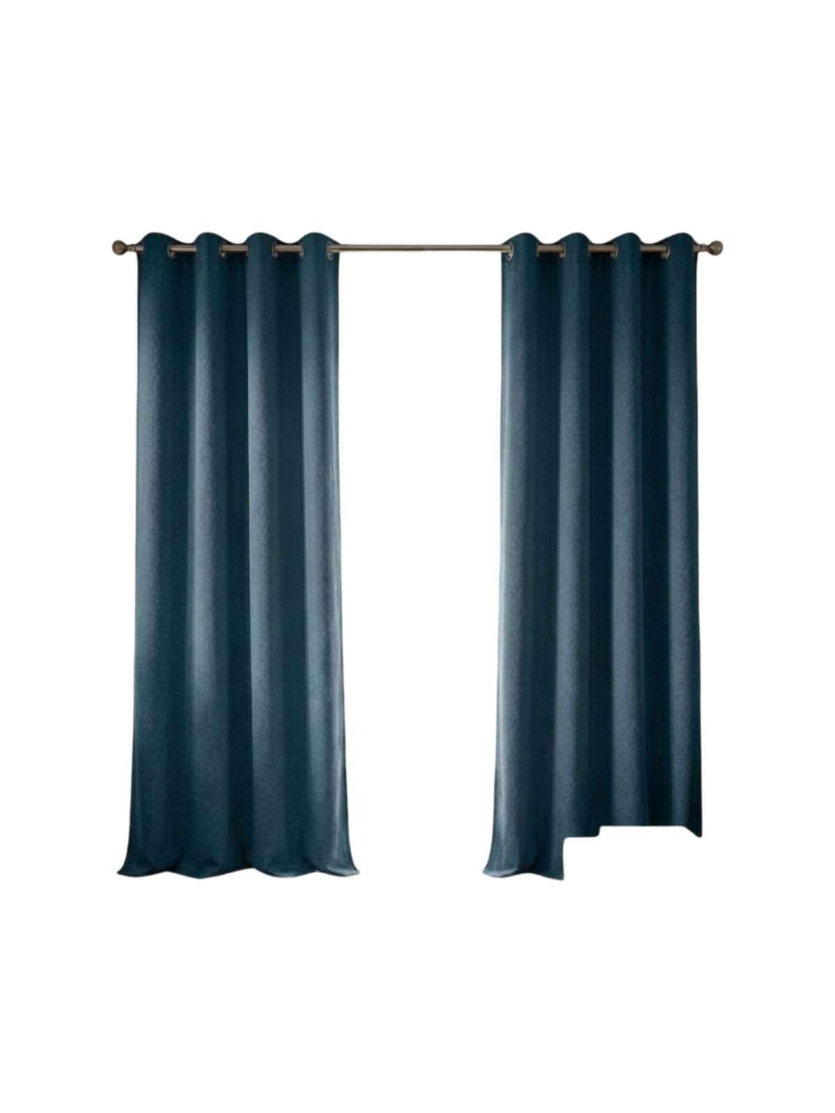 Juegos de Cortina Blackout 150x220 cm azul-2