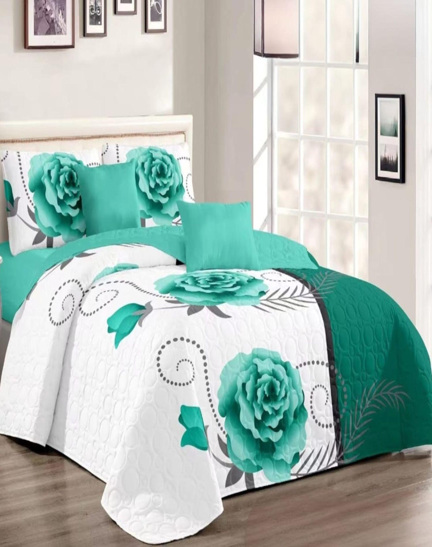 Quilt 2 Plazas Diseño - Cubrecama Primavera Verano A1-2