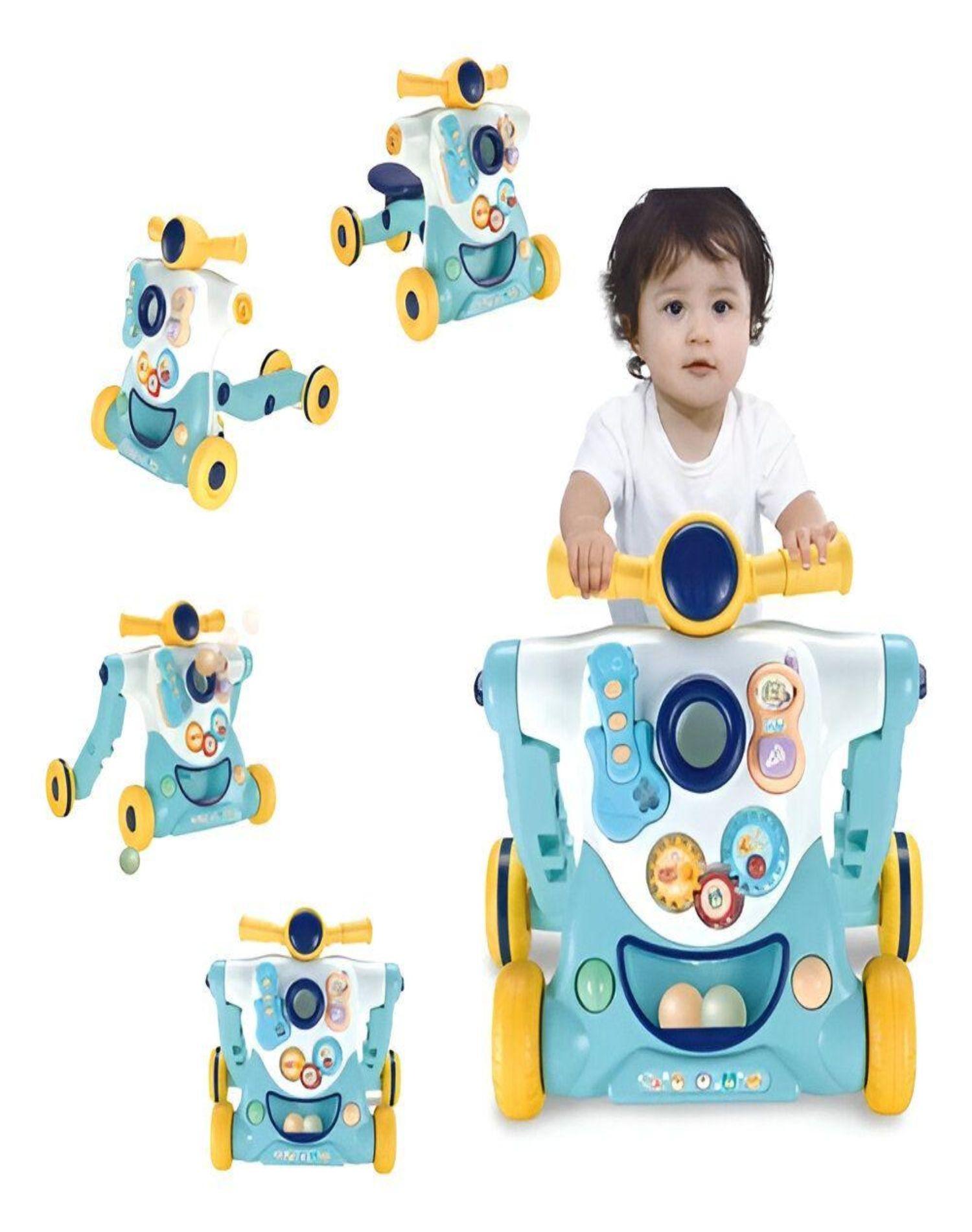 Andador caminadora musical  6 en 1 y juguete didáctico 22n2-2