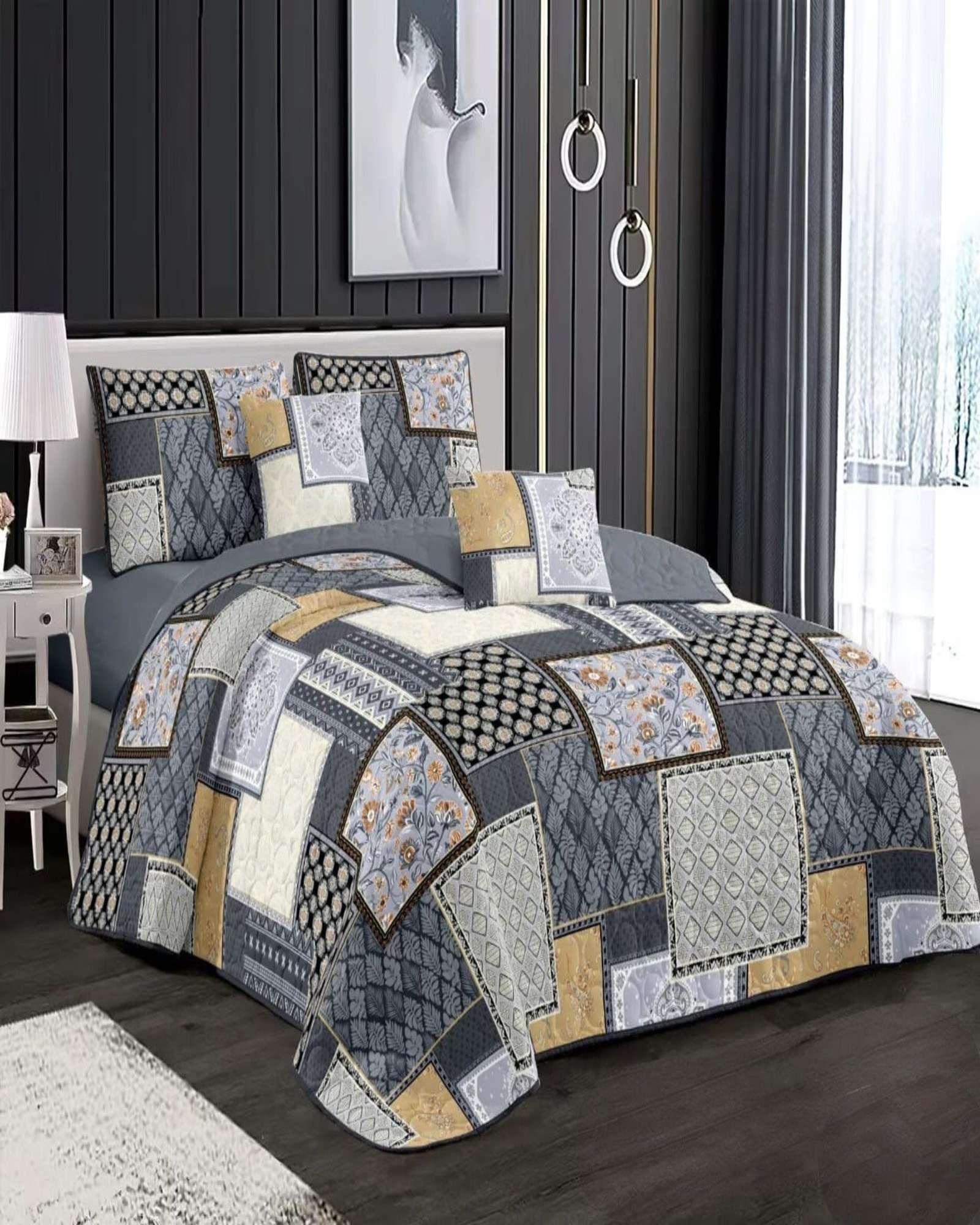 COBERTOR QUILT PRIMAVERA VERANO KING- SUPER KING V5-2