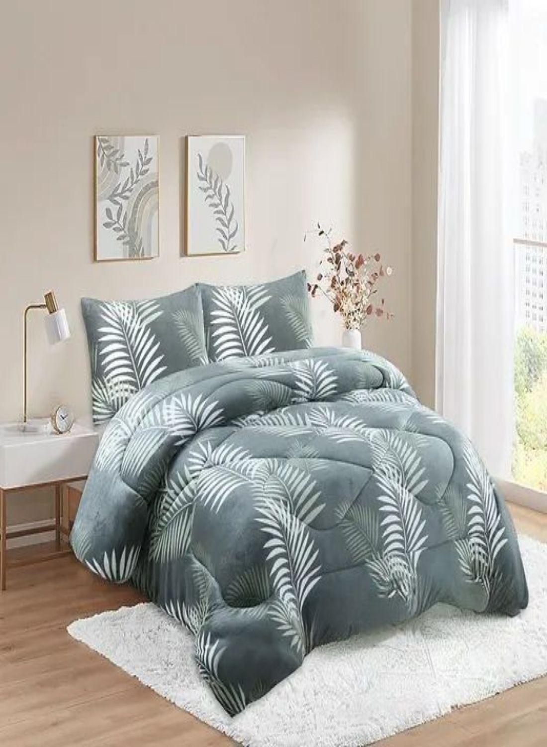 CUBRECAMA PLUSH DE INVIERNO CON CHIPORRO D-10-2