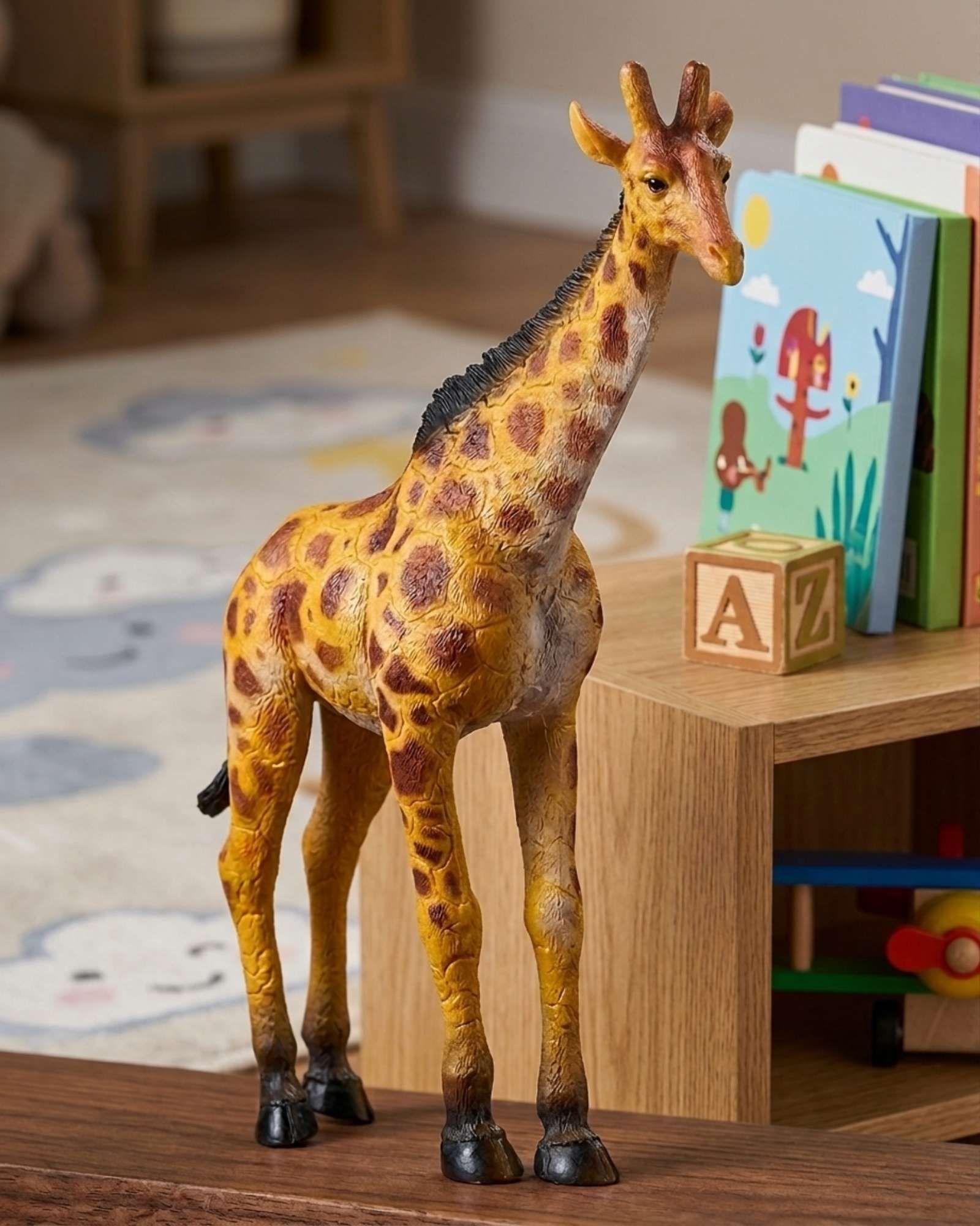 Figura Replica De Jirafa Realista De Juguete 26cm De Alto-0