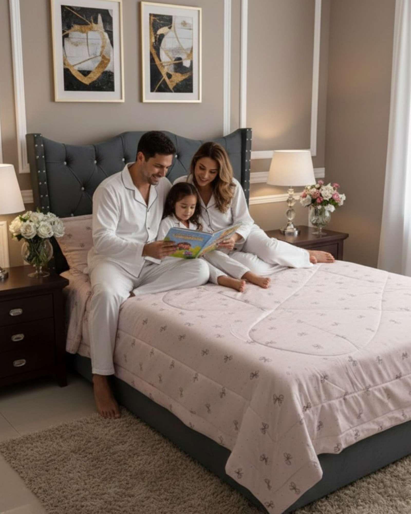 Juego de Plumón Nórdico Ligero King + 2 Almohadas f17-2