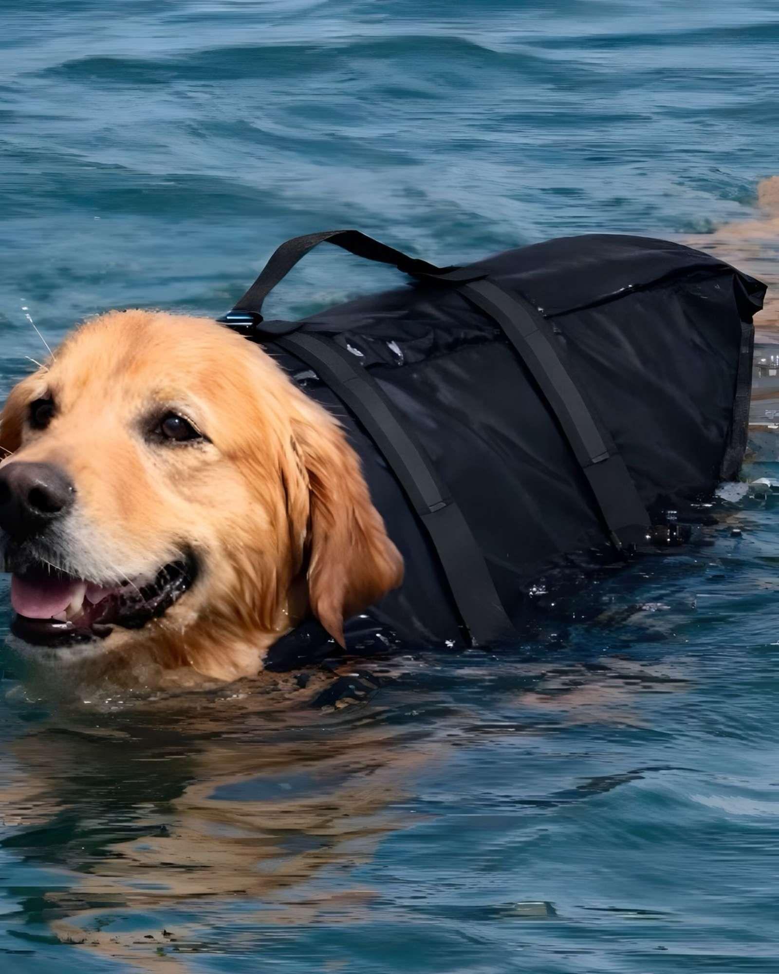 Chaleco Salvavidas Flotador Para Perros TALLA L 75x60 cm c04-2