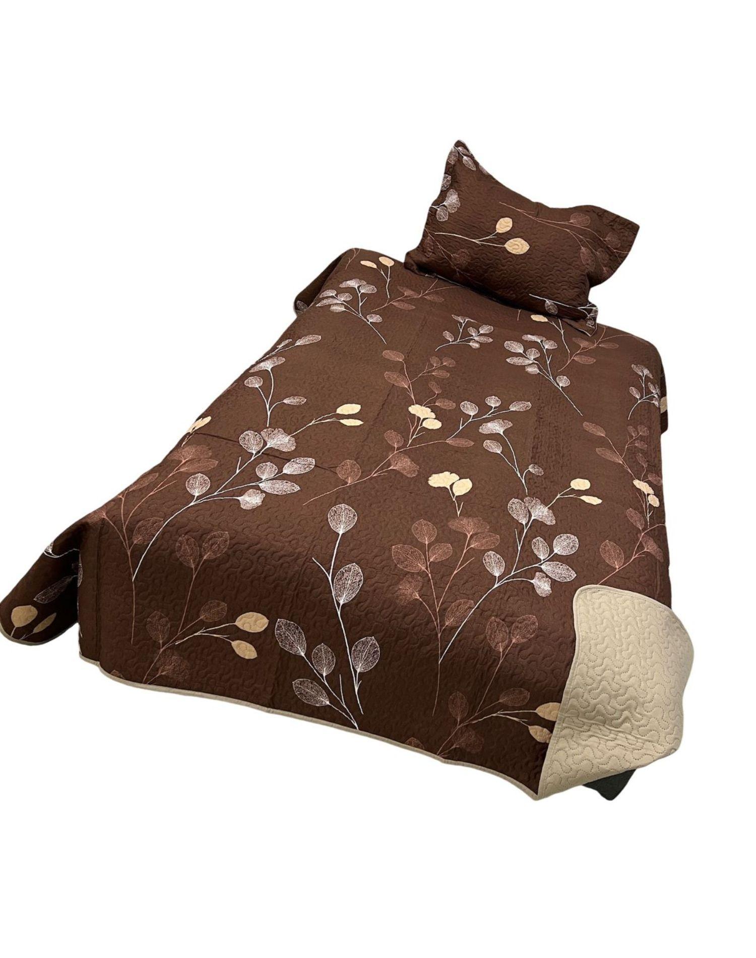 CUBRECAMA QUILT PRIMAVERA VERANO PLAZA Y MEDIA DC02-1