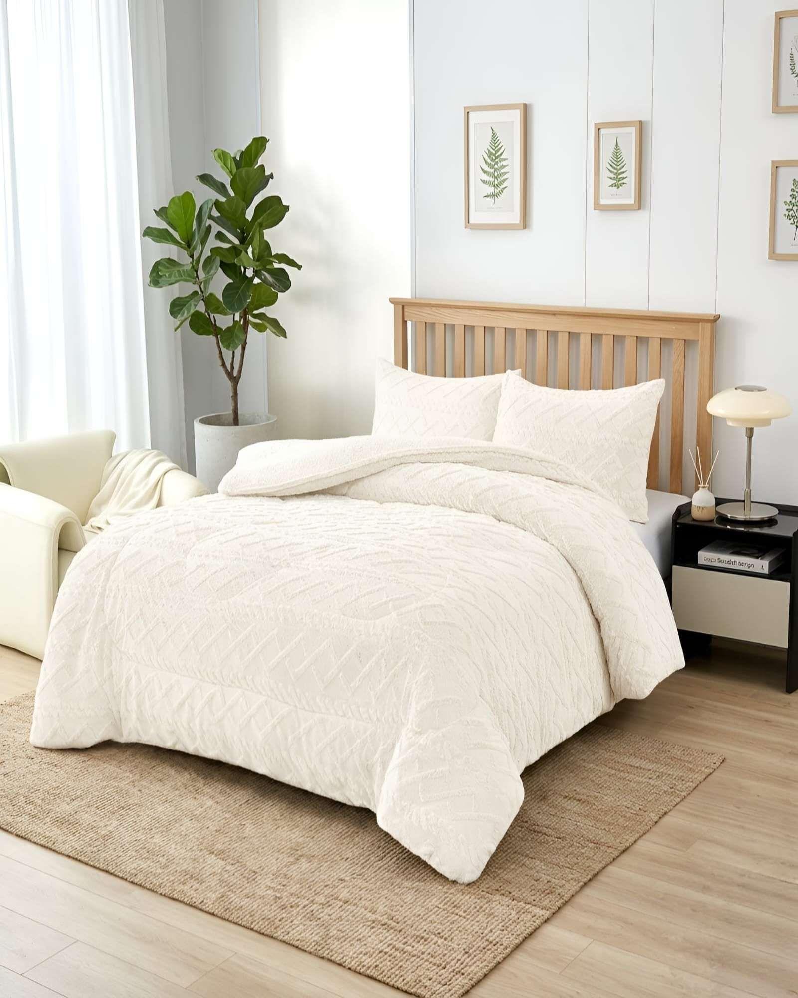 Cubrecama 2 Plazas Con Relieve Cobertor Elegante Suave D6-1