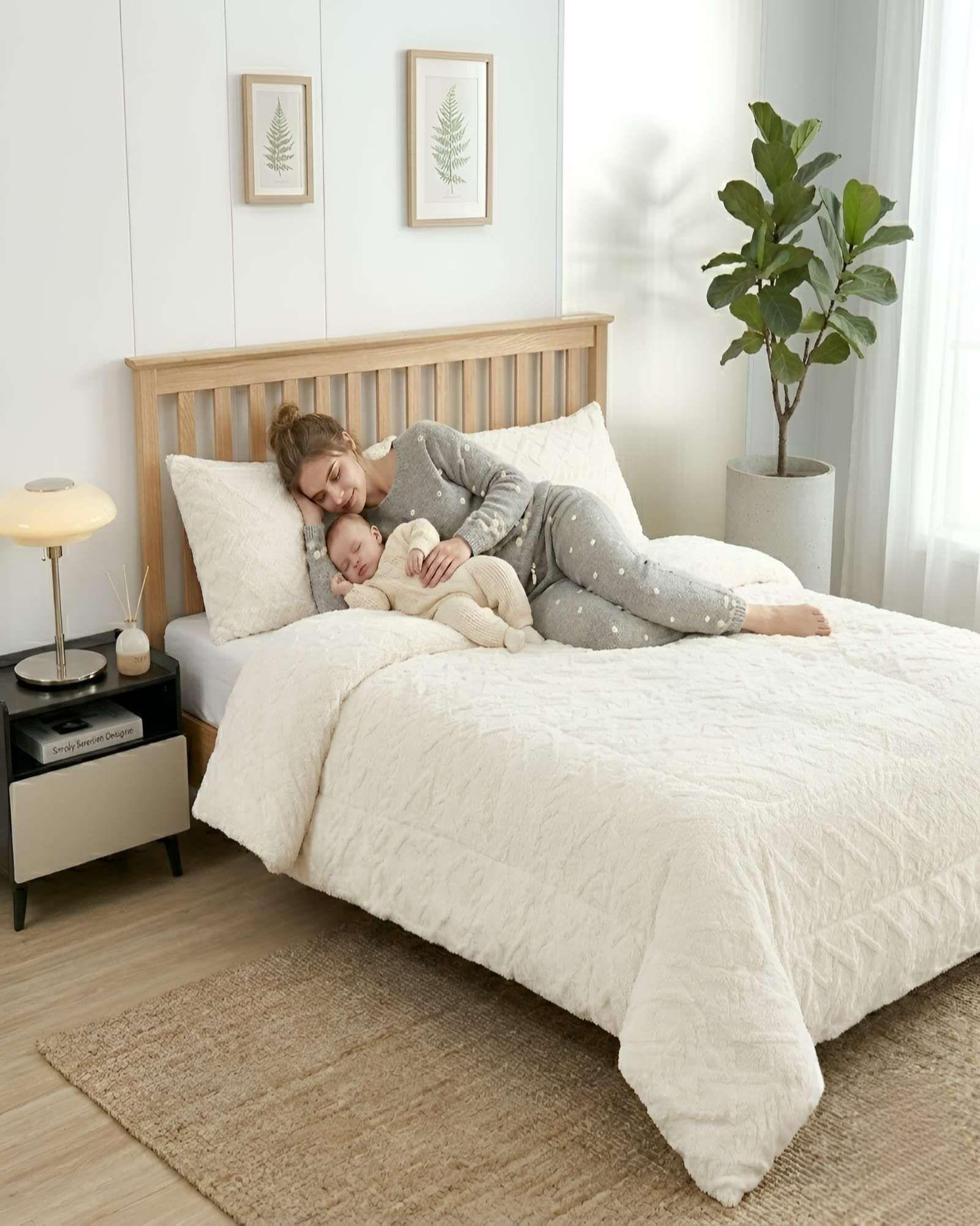 Cubrecama 2 Plazas Con Relieve Cobertor Elegante Suave D6-2