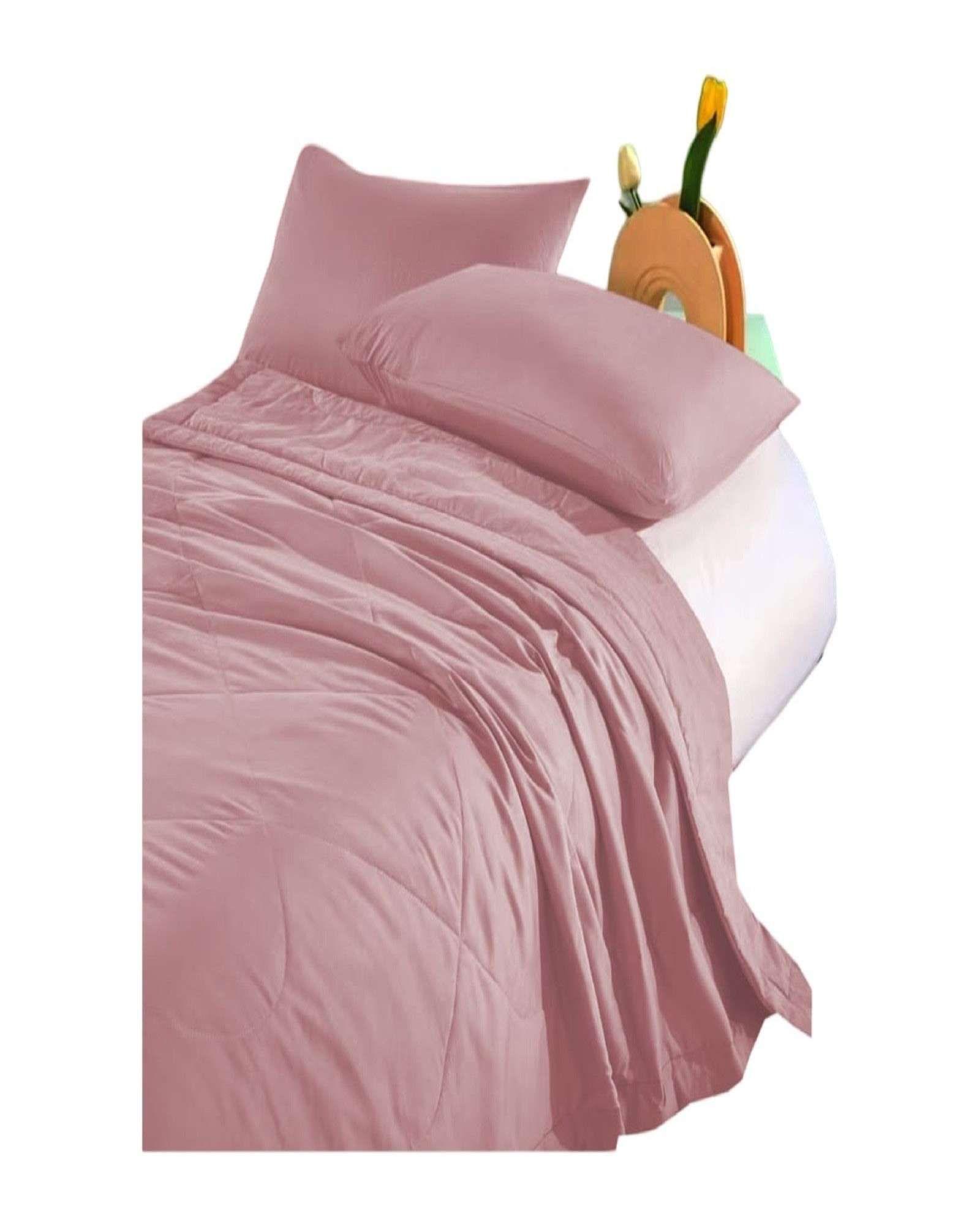 CUBRECAMA  EXTRA DELGADO ROSA 2 PLAZA V01-0