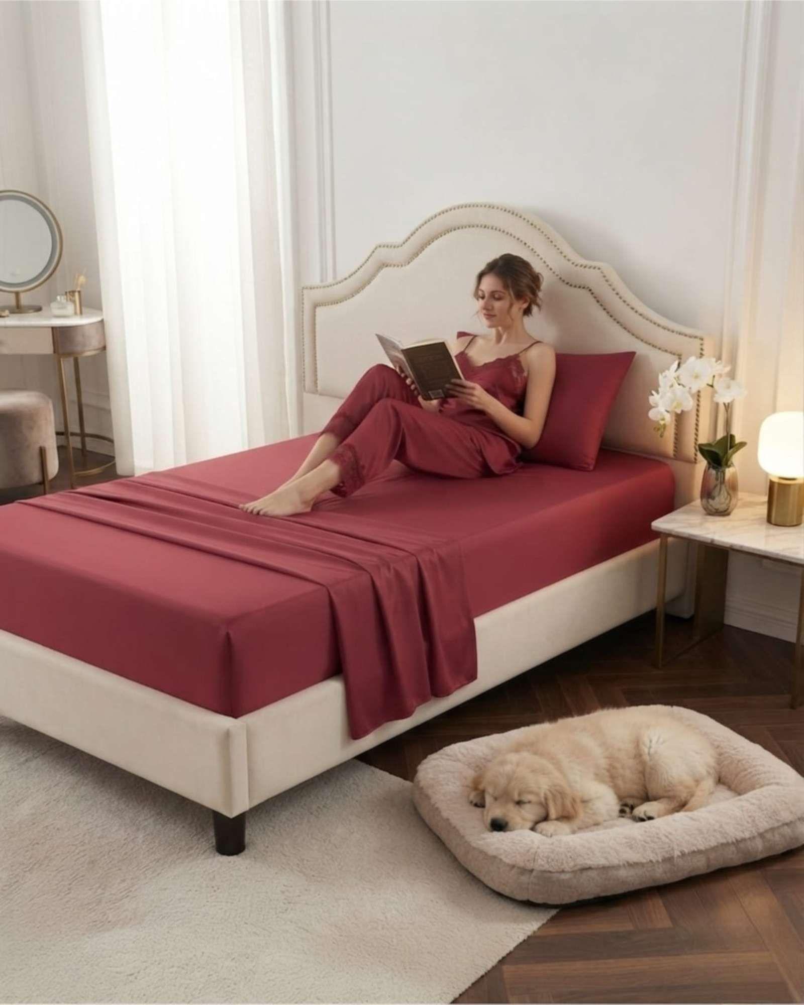 Sabanas Plaza Y Media De 500 Hilos Calidad Hotelera Y Ajuste Perfecto m3-0