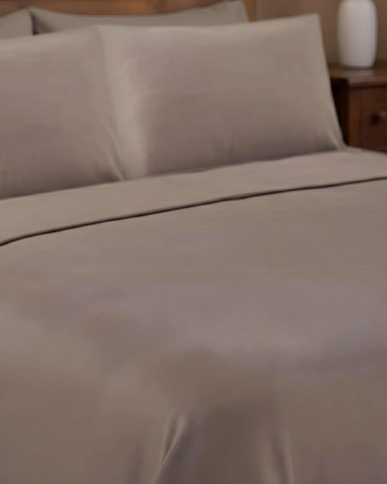 Sabana extra suave premium de polar Marron 2 plazas-3