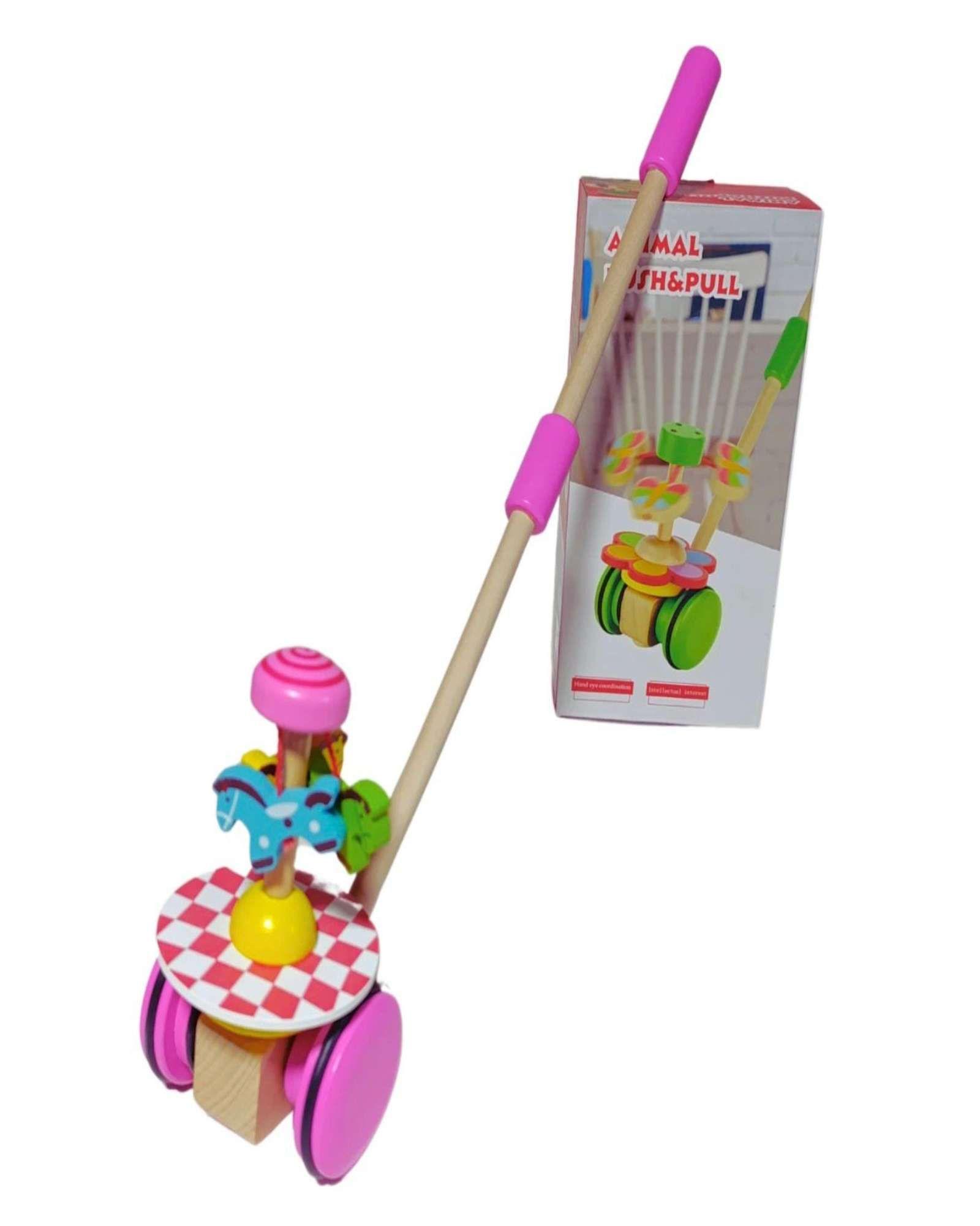 CORREPASILLO DE MADERA NIÑA ROSA-0