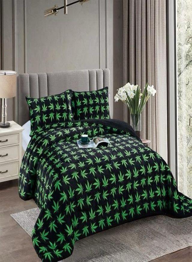 CUBRECAMA PLUSH DE INVIERNO CON CHIPORRO D-13-2