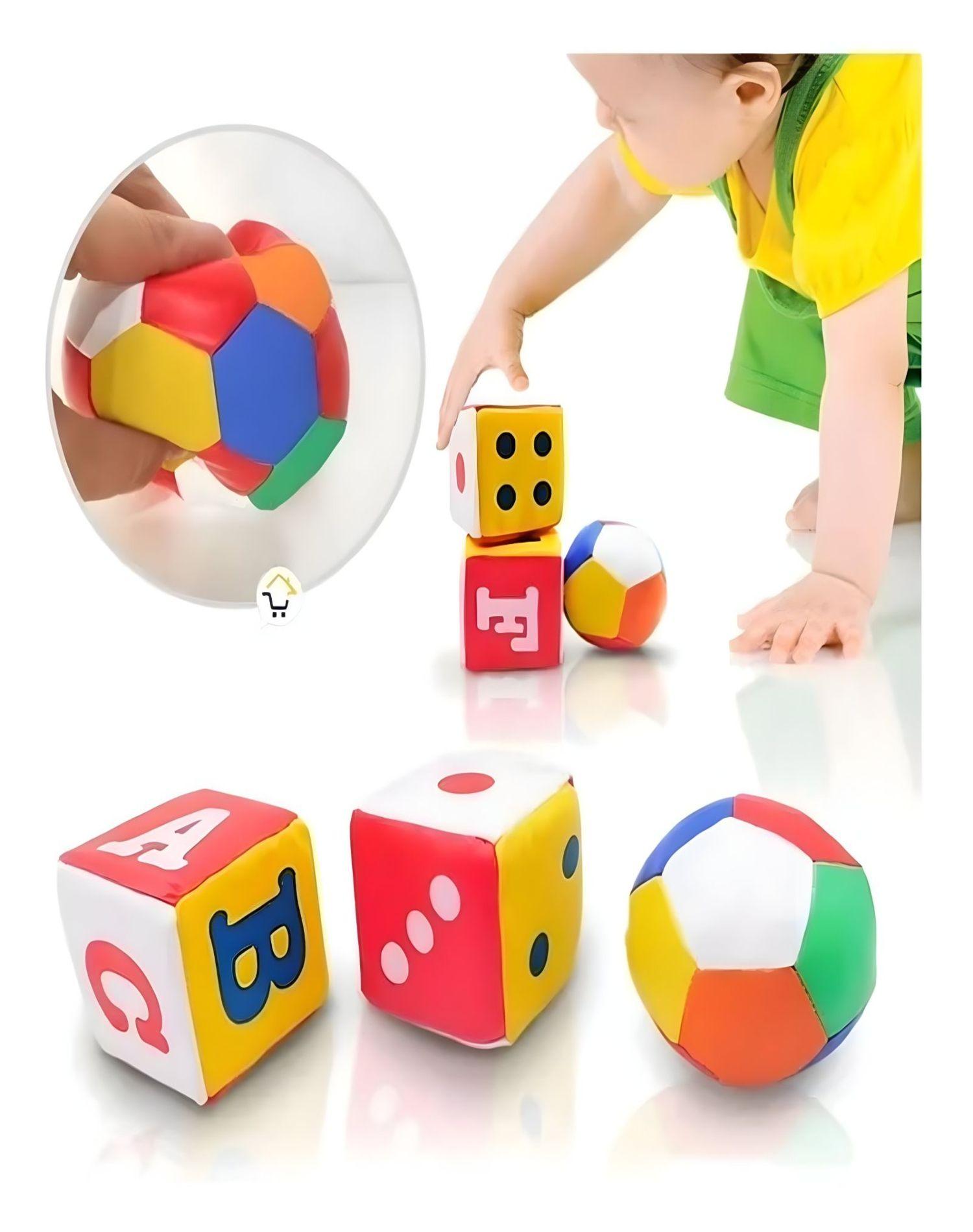 Juego didáctico Pelota y Dados de Esponja 3 pcs 28n3-3