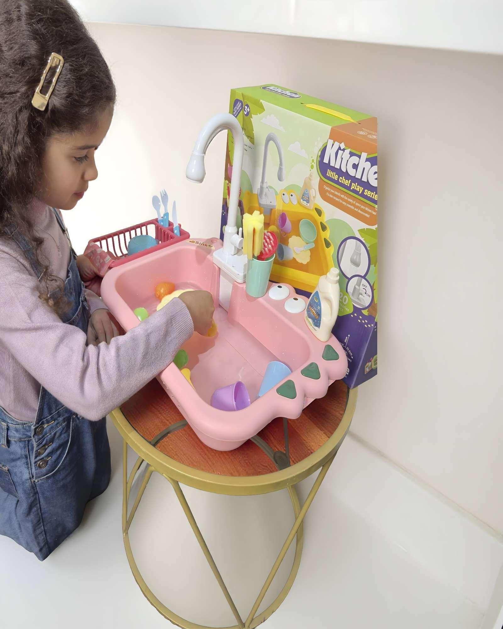 LAVA VAJILLAS DE JUGUETE ROSADO-2