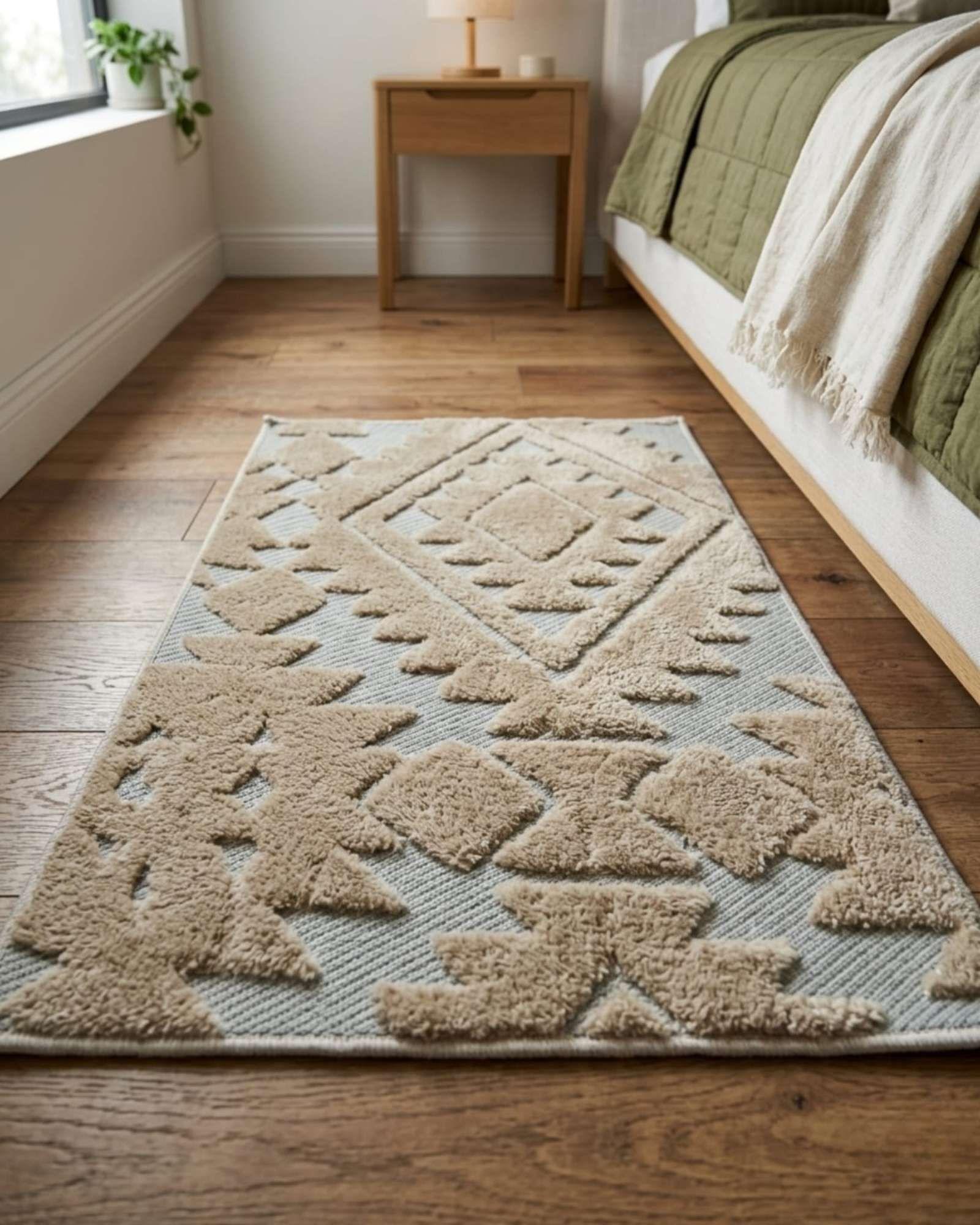 Alfombra Bajada De Cama 50x80 Cm Estilo Jacquard m1-4