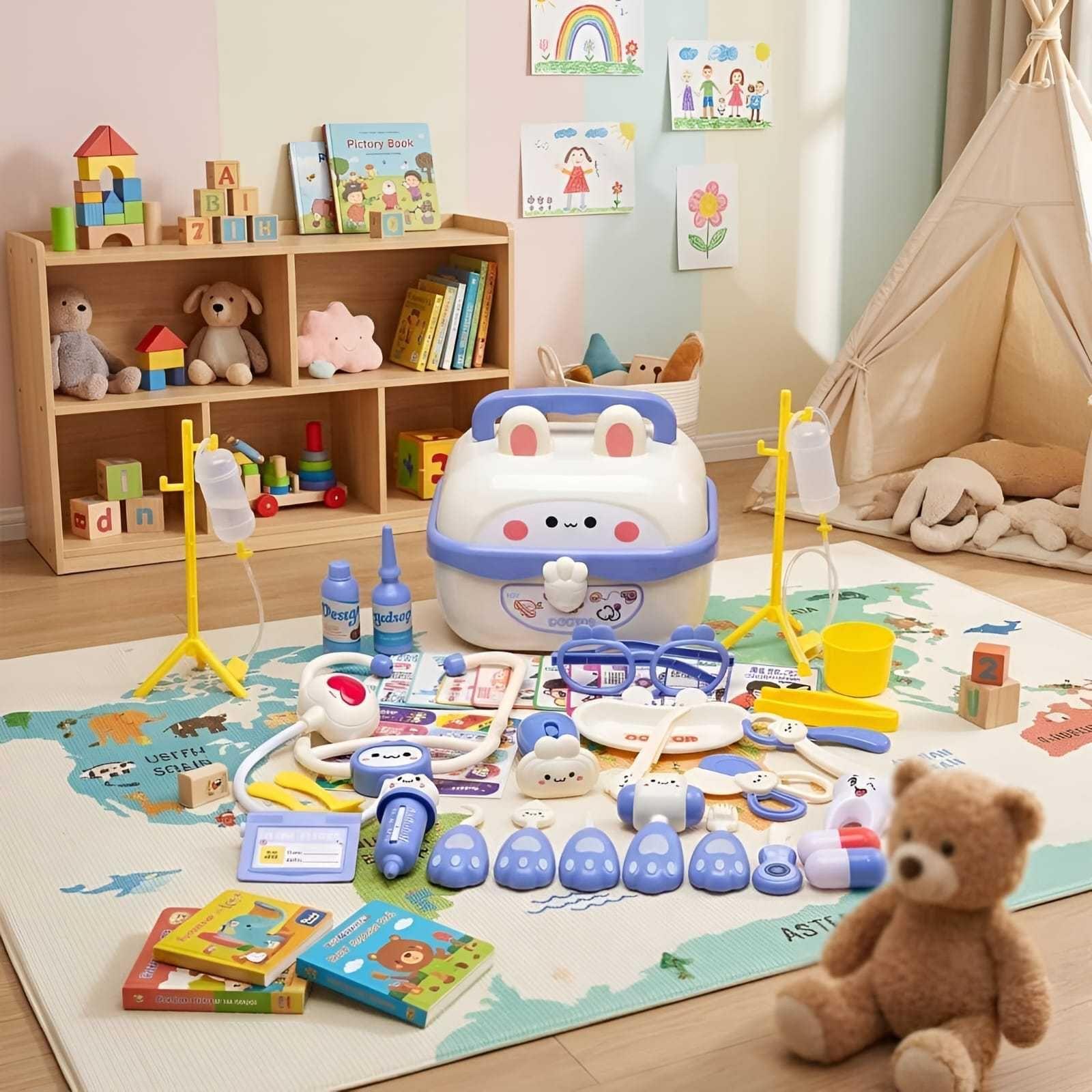 Set De Doctor Y Dentista Infantil Juguete Juego De Rol-0