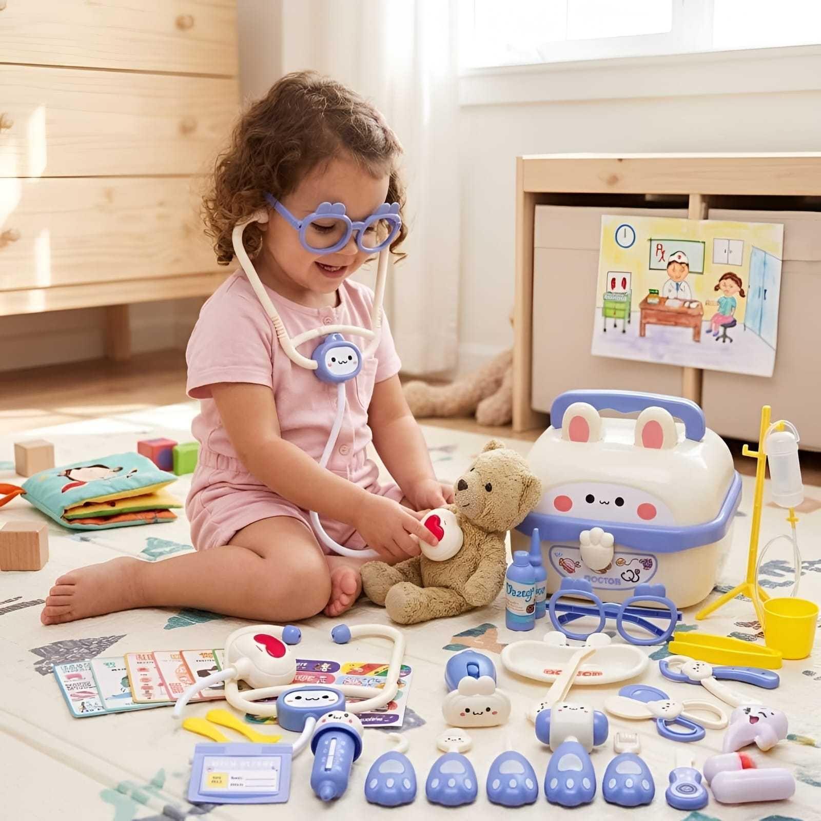 Set De Doctor Y Dentista Infantil Juguete Juego De Rol-3