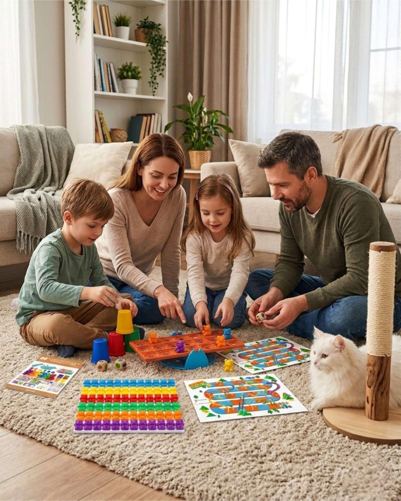 Juguete De Mesa Montessori  Aprendizaje Y Motricidad Fina Infantil-2