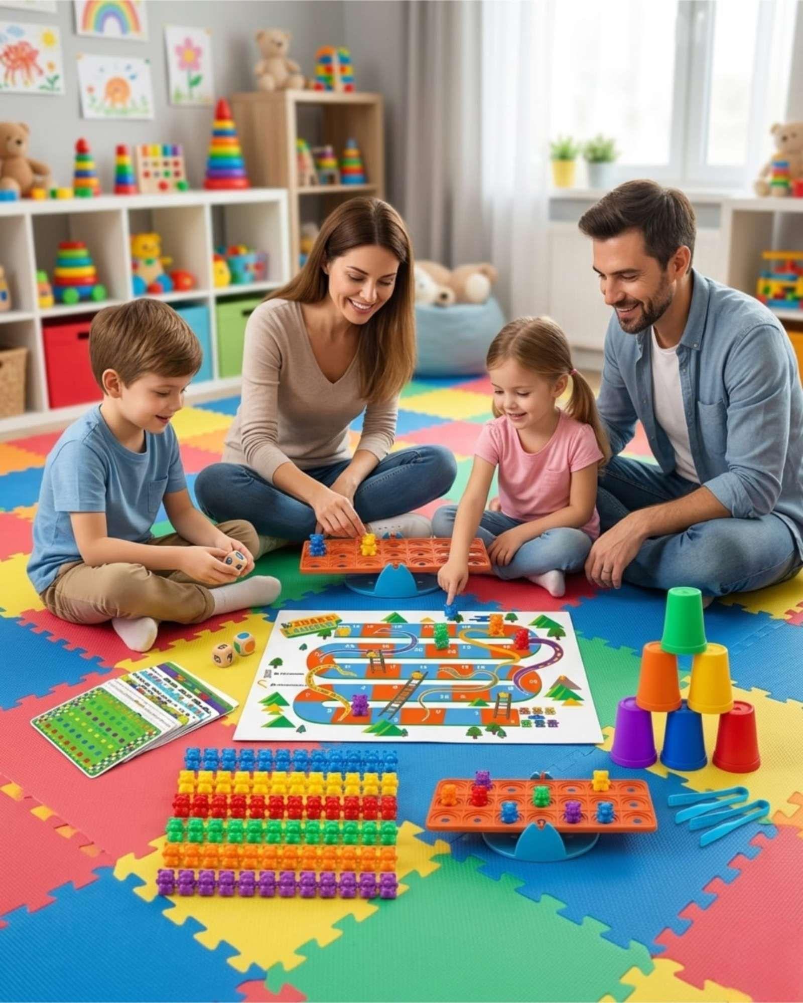 Juguete De Mesa Montessori  Aprendizaje Y Motricidad Fina Infantil-3