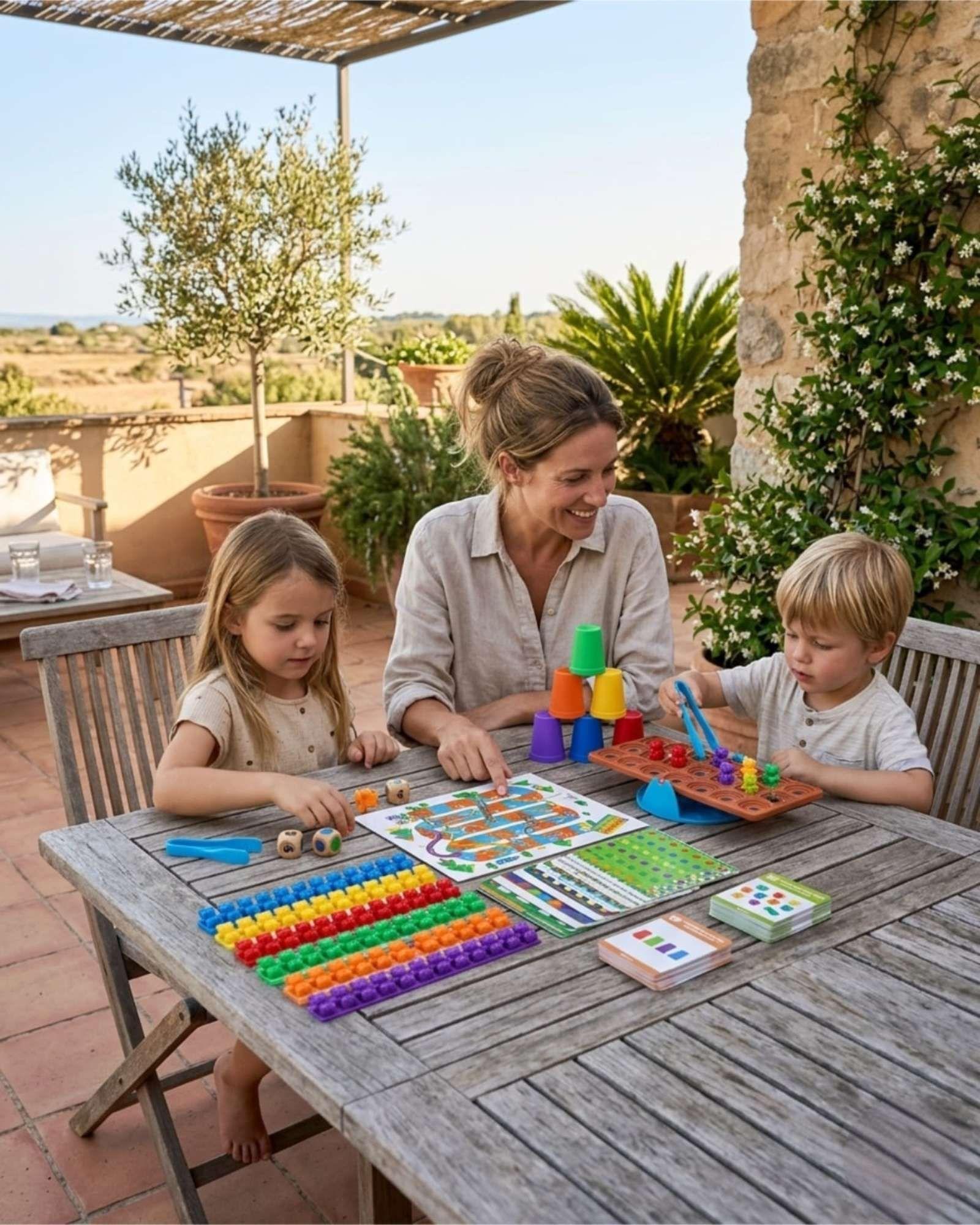 Juguete De Mesa Montessori  Aprendizaje Y Motricidad Fina Infantil-4