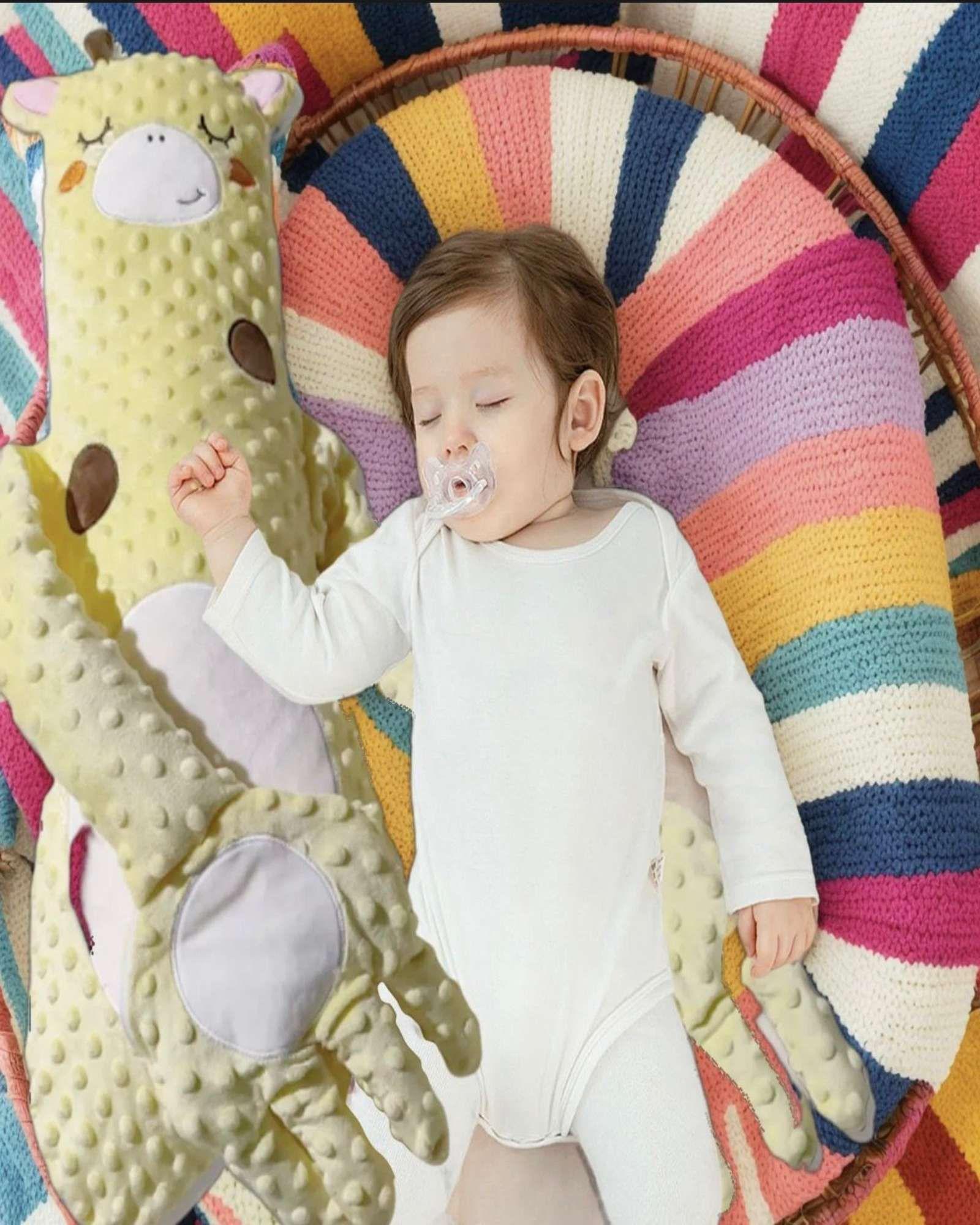 Peluche Jirafa Simulación Dormir para bebés -4