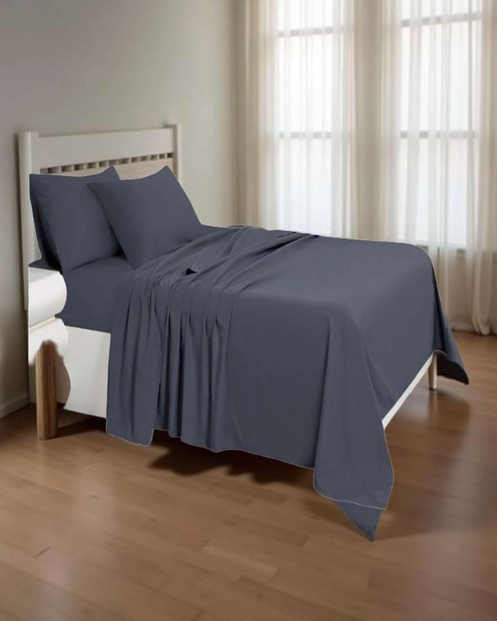 Set de Sabanas Verano King Gris-2