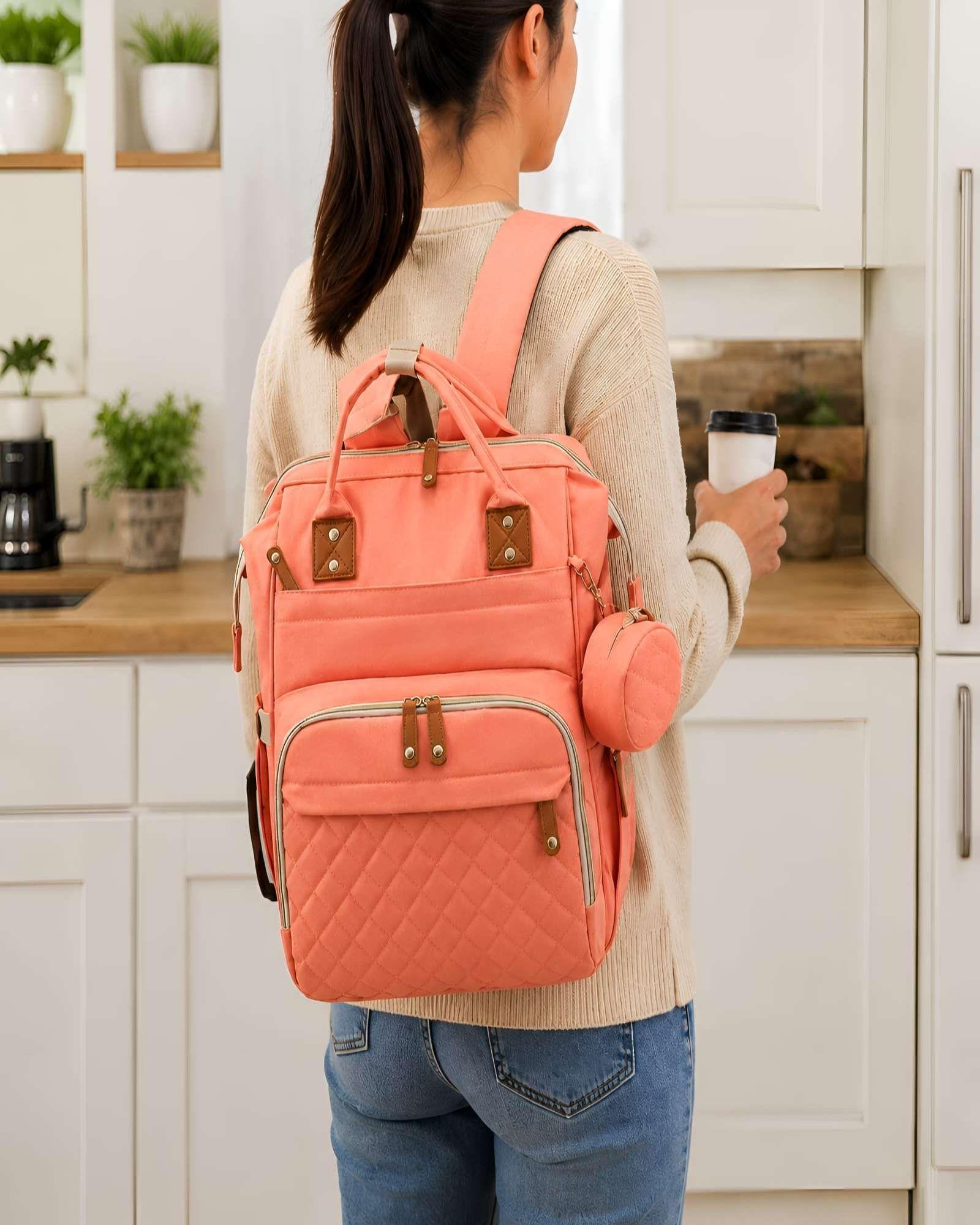Mochila Para Bebe Maternal Multifuncion e Impermeable m3-1