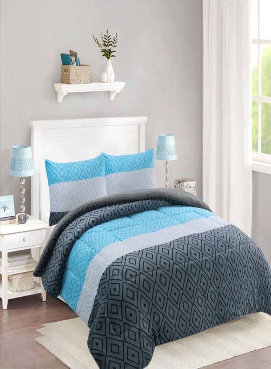 CUBRECAMAS CON CHIPORRO 2 PLAZA SUPER SUAVES D5-2