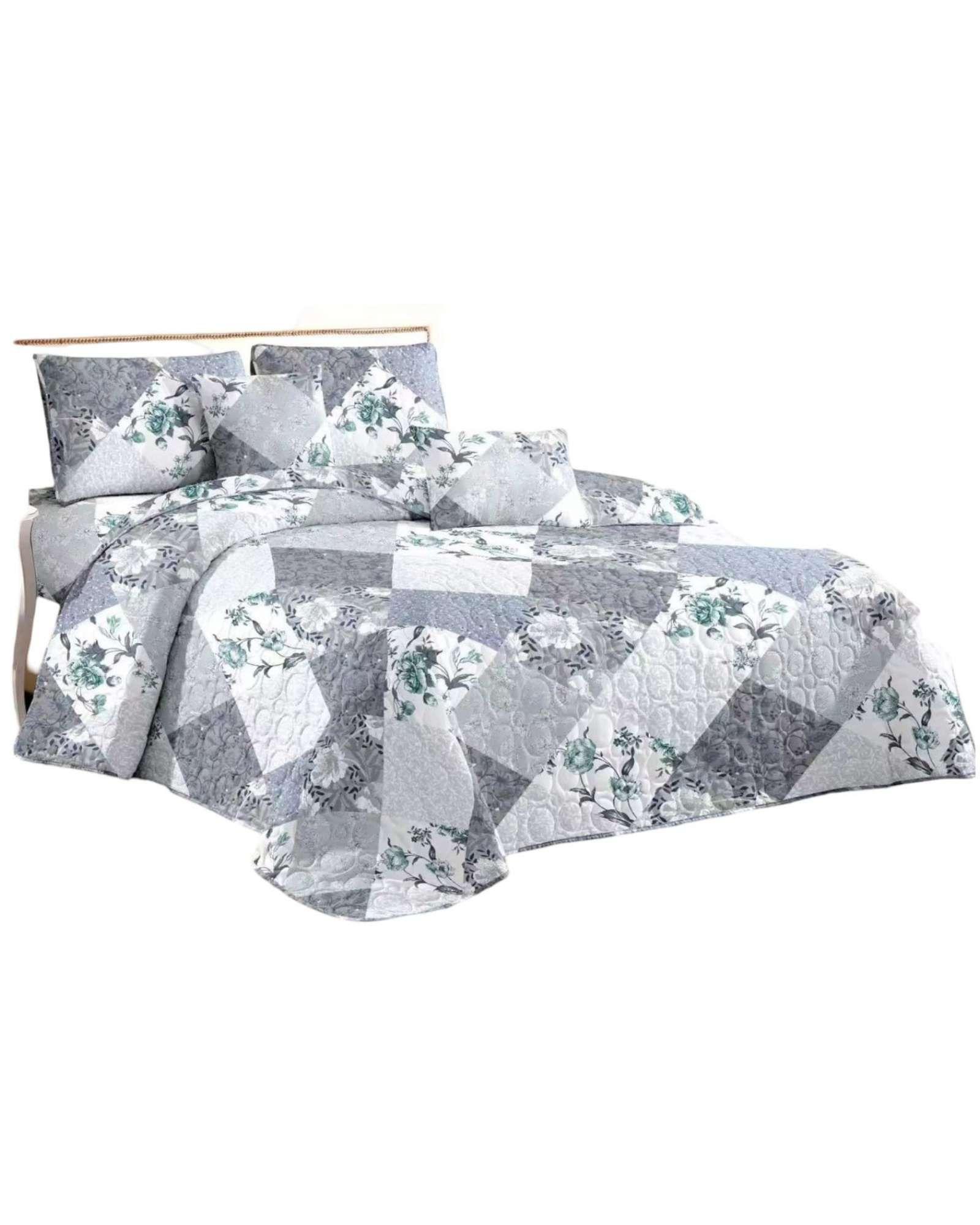 CUBRECAMA QUILT PRIMAVERA VERANO 2PLAZAS Y15-2