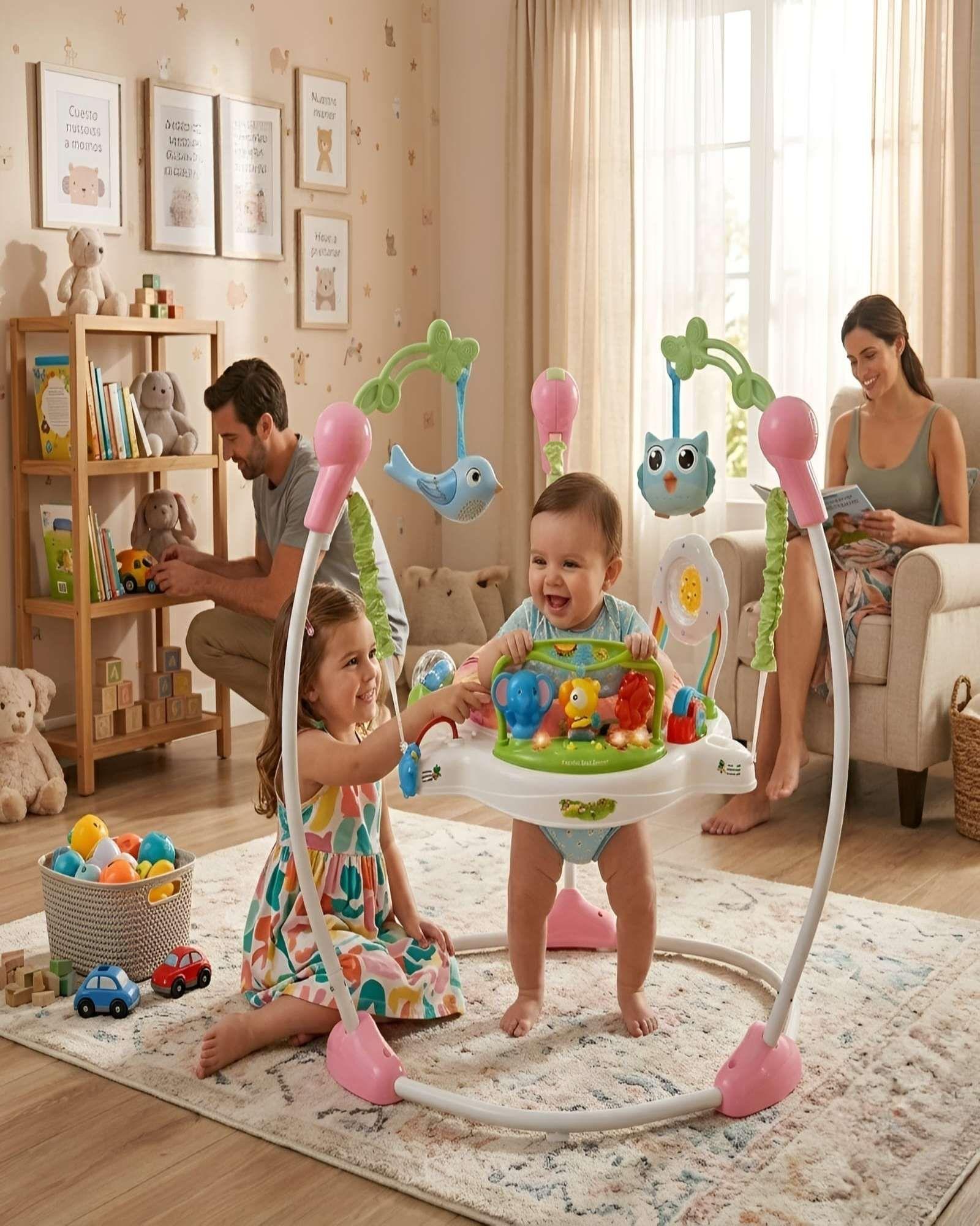 Saltador Infantil Y Centro De Actividades De Diseño Seguro m1-2