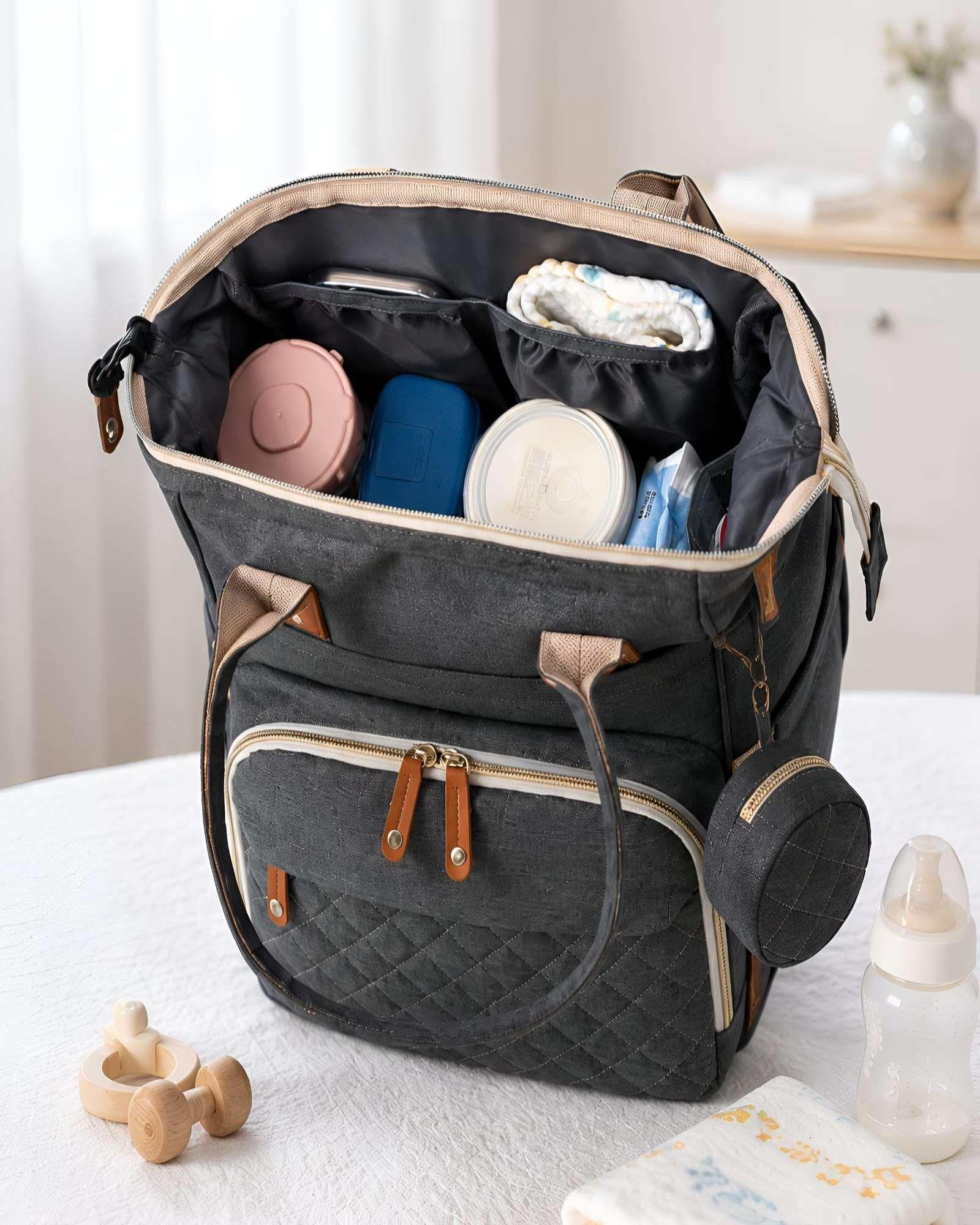 Mochila Para Bebe Maternal Multifuncion e Impermeable m2-2