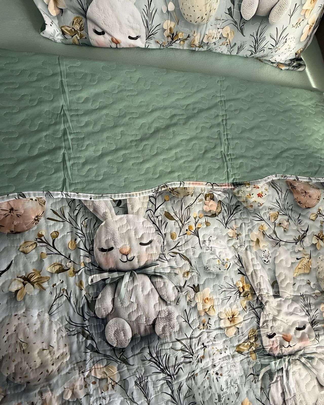CUBRECAMA QUILT PRIMAVERA VERANO INFANTIL CONEJO-2