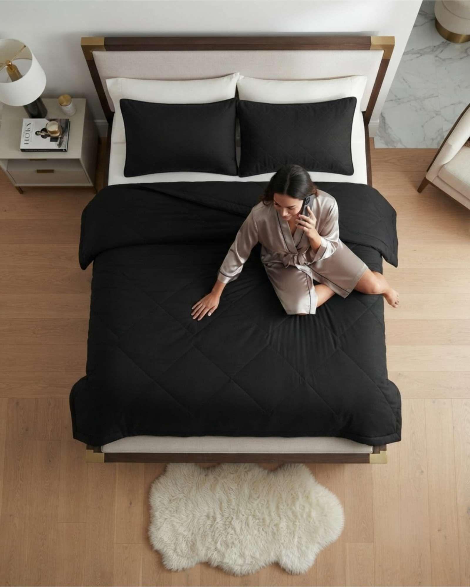 Plumon Mas Almohada 2 Plazas De Alta Calidad Para Todas Las Temporadas m4-3