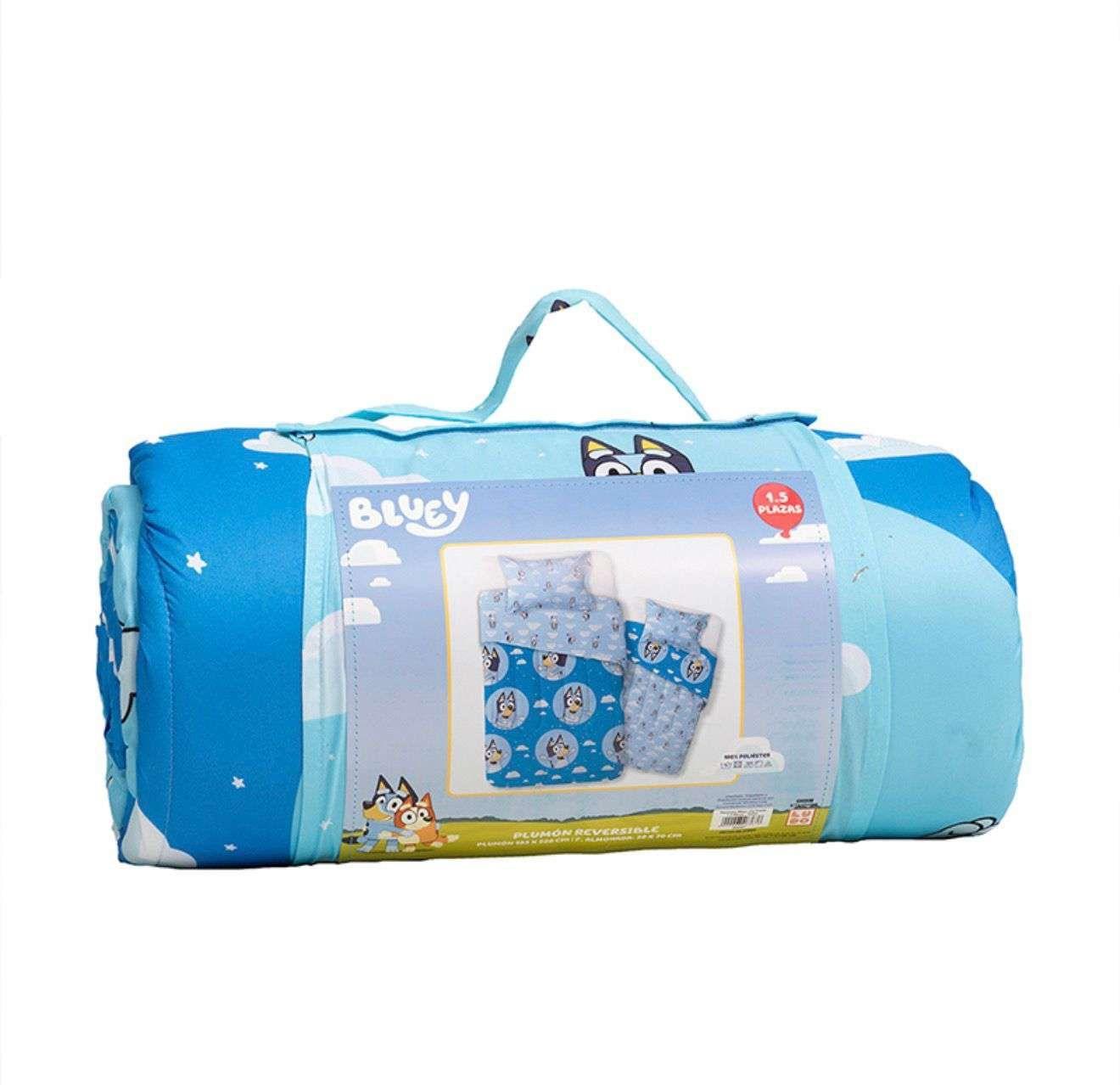 Cubrecama Plumón infantil  niño niña Bluey-2