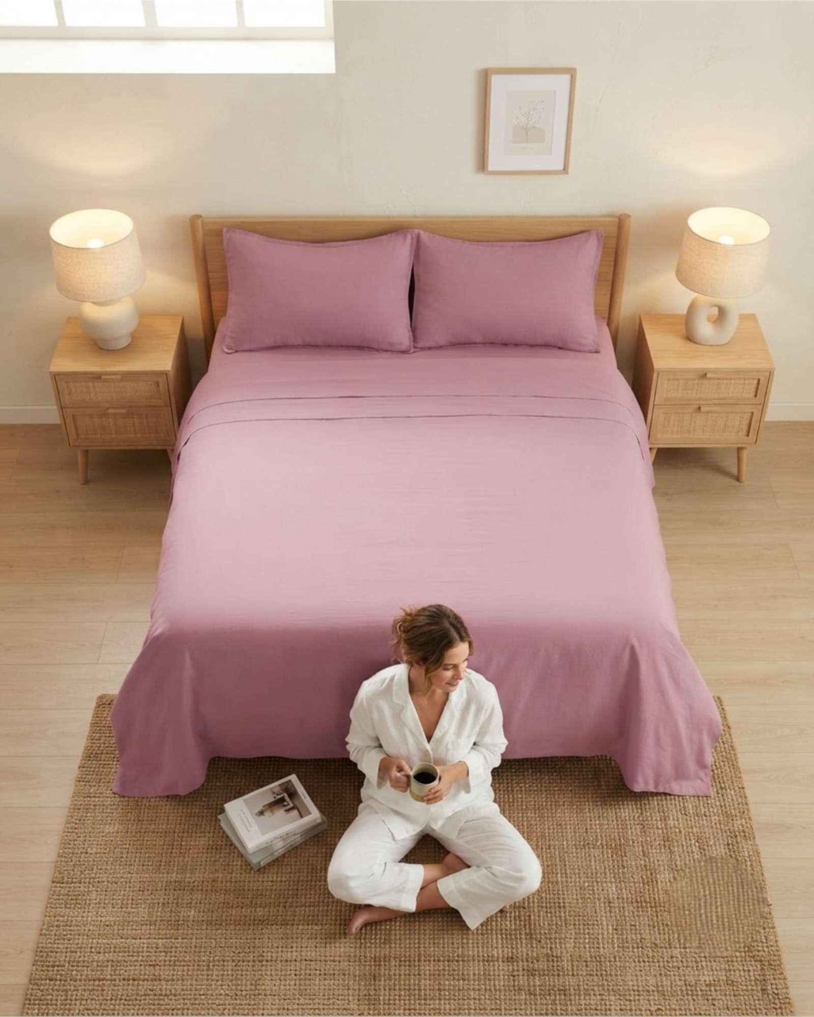 Juego De Sabanas Estilo De Revista Para Dormitorio King m5-3
