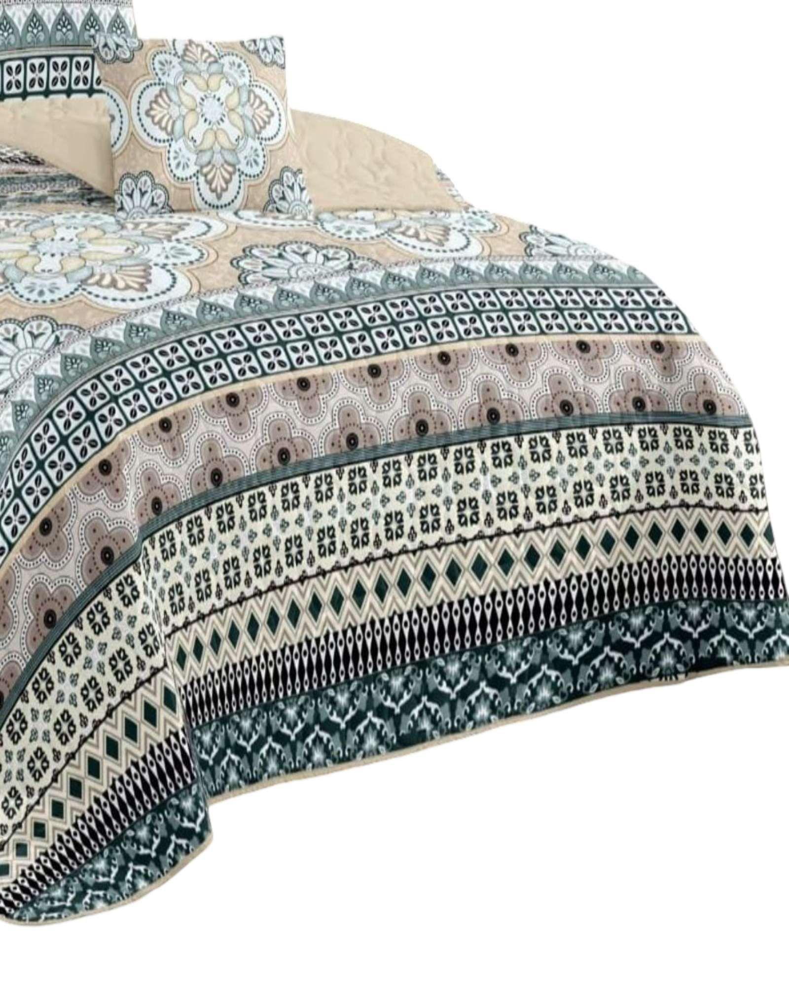 COBERTOR QUILT PRIMAVERA VERANO 2 PLAZAS V2-1