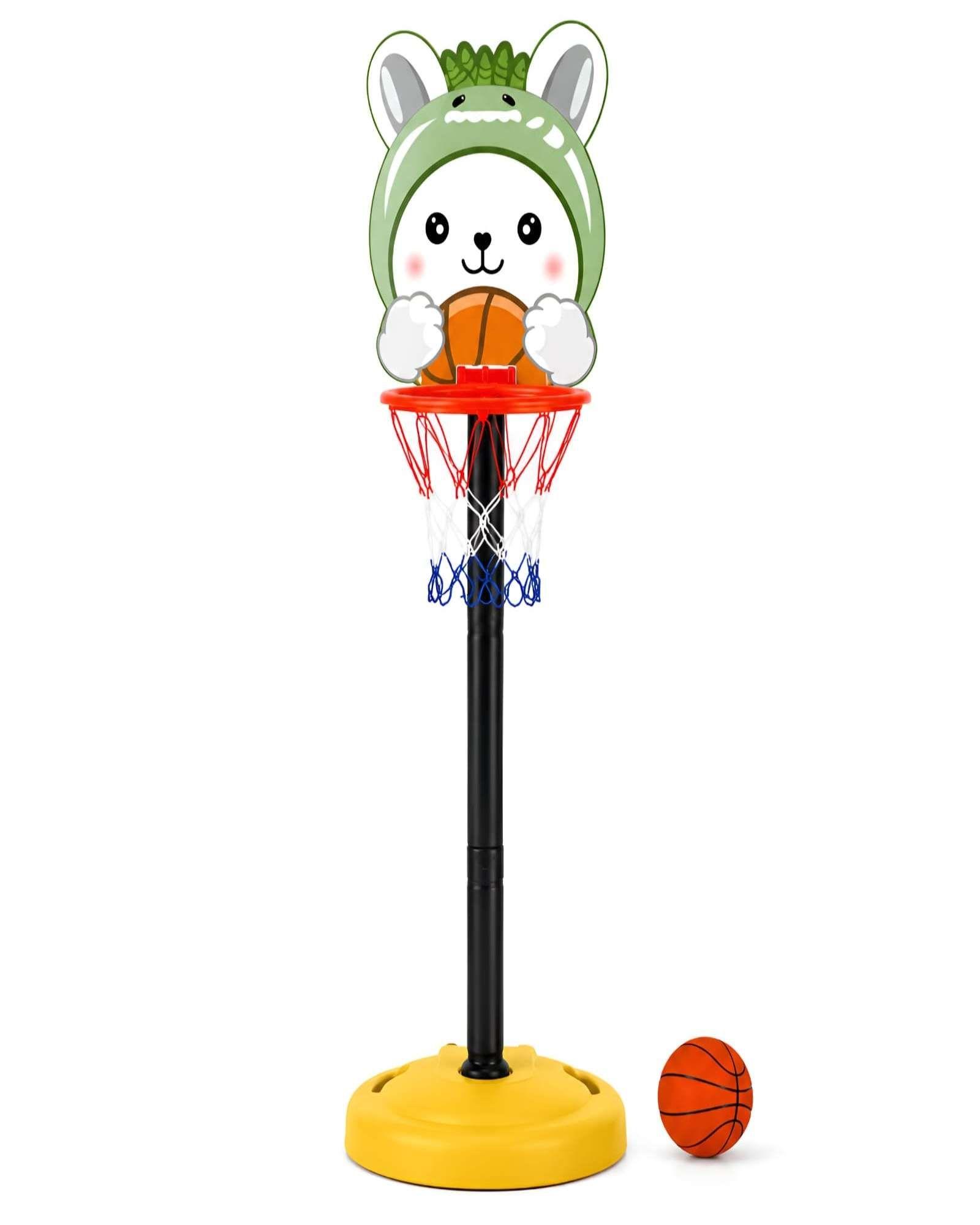 Set De Basquetbol Infantil Regulable Uso Interior Y Exterior-5