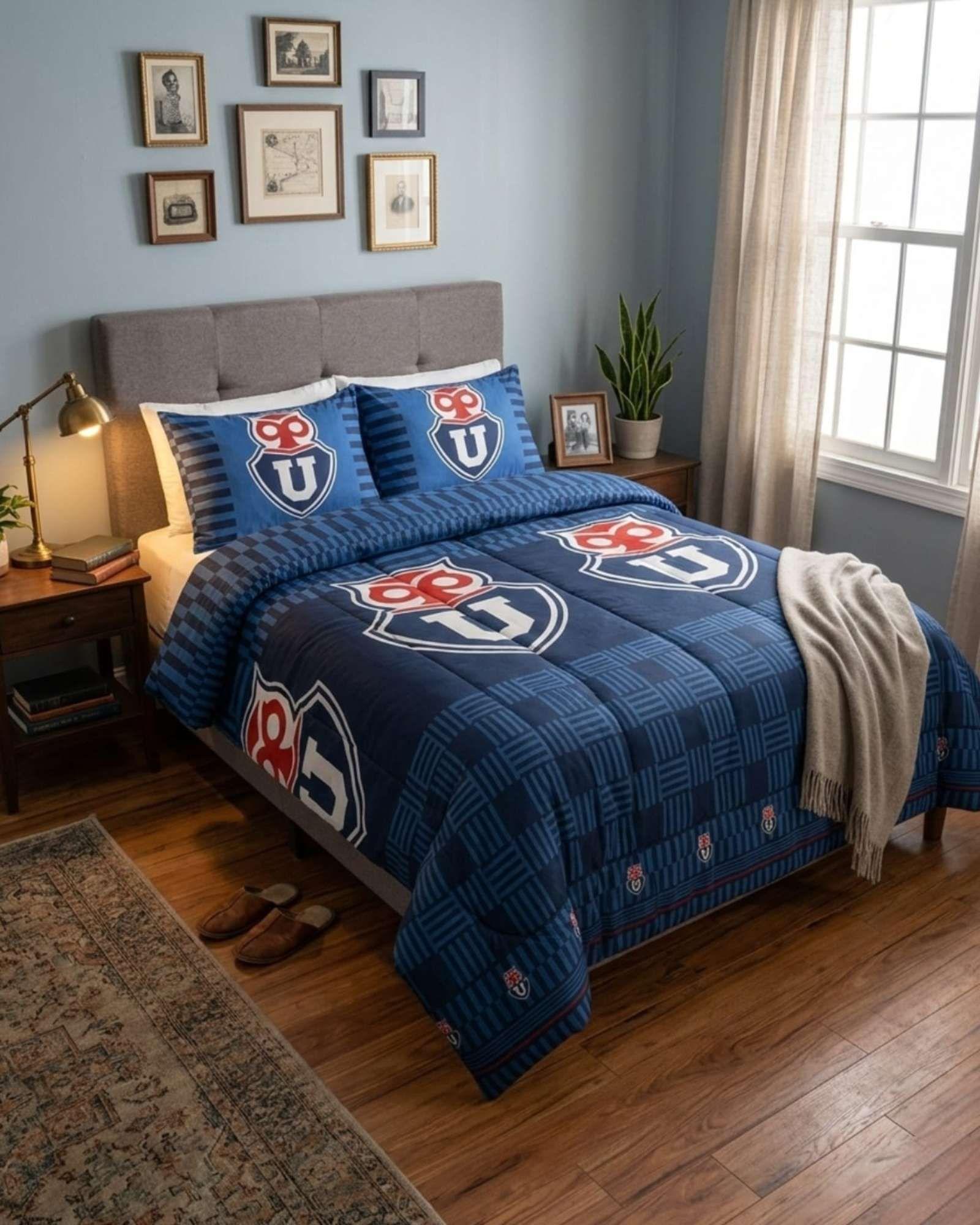 Plumón Estampado U. de Chile 2 Plazas Máximo Confort-3