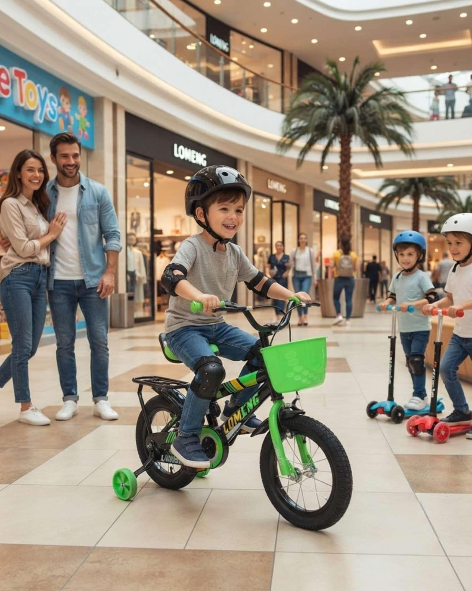 Bicicleta Para Niños Aro 12 Con Kit De Protección Y Casco 04-4