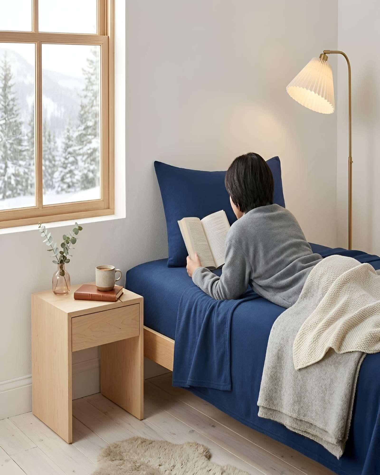  Sábanas de Polar Invierno 1 Plaza Calidez Premiun A1-4