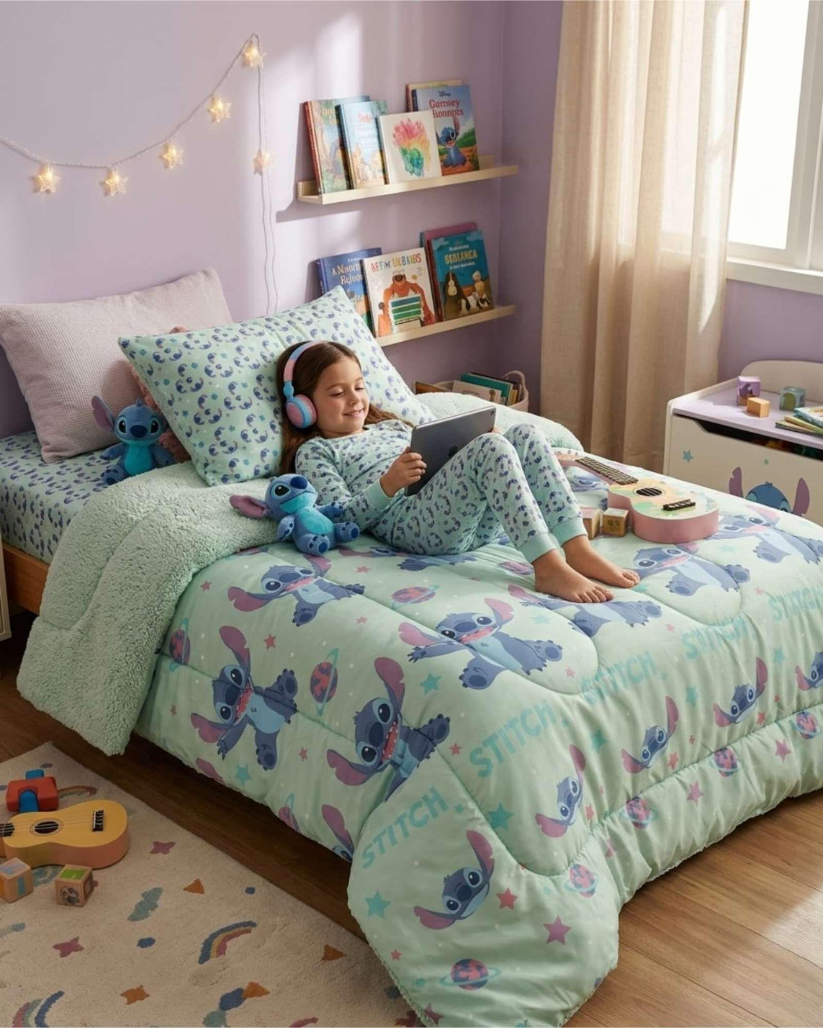 Cobertor Sherpa Infantil Premium Plaza y Media M1-3
