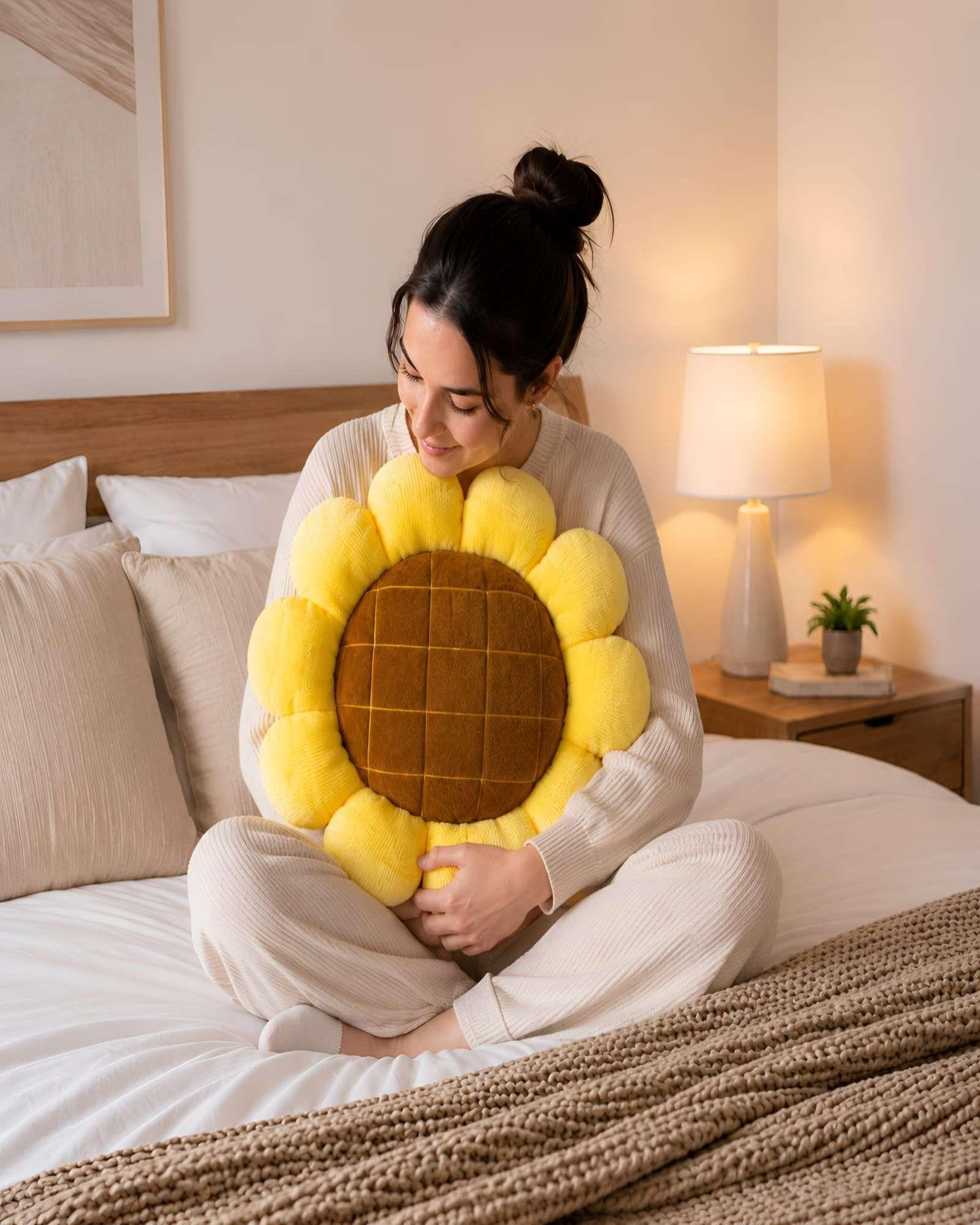 Cojin Decorativo Girasol Para Sofa Y Dormitorio-0