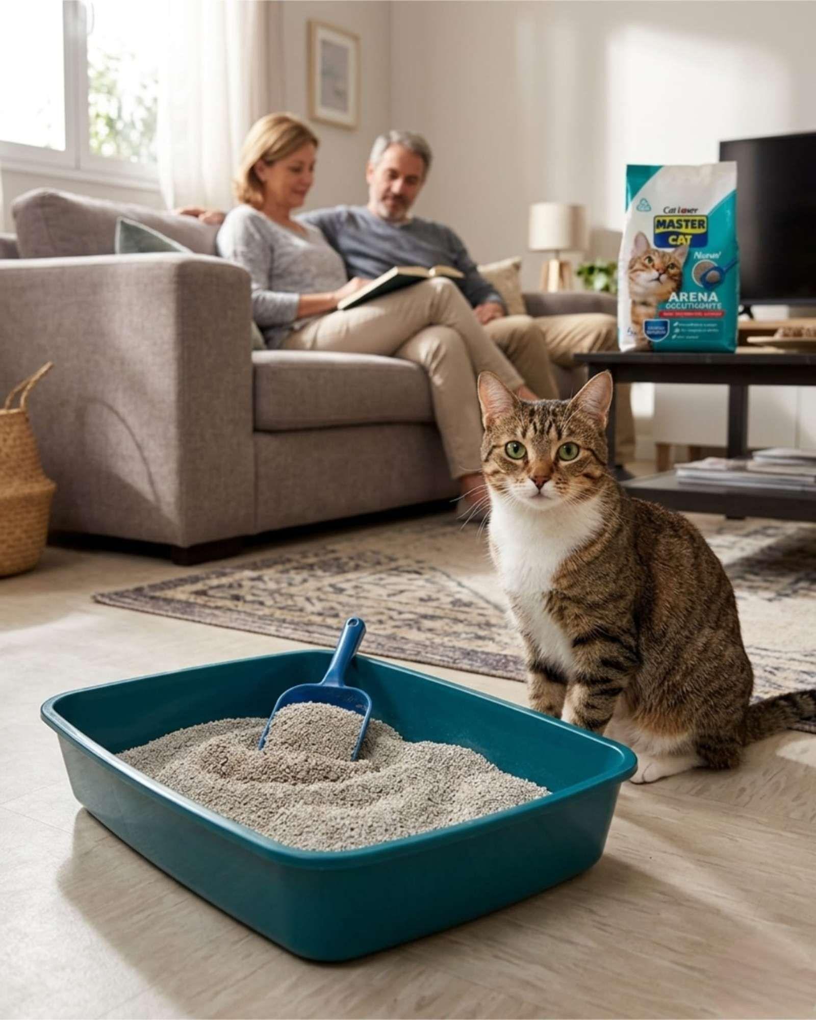 Arena Para Gatos Aglutinante Natural 4kg-1