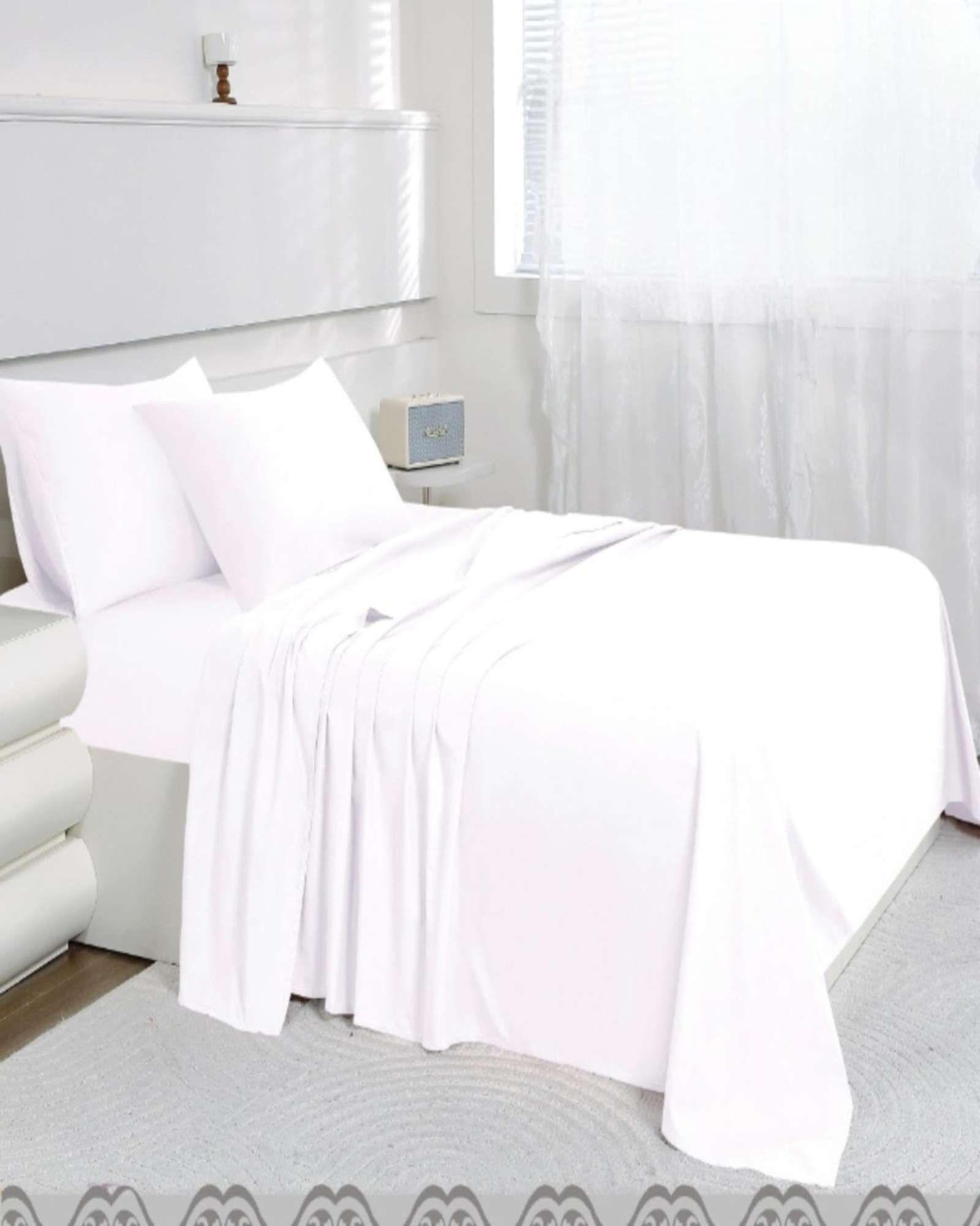 Set de Sabanas Verano King Blanco-2