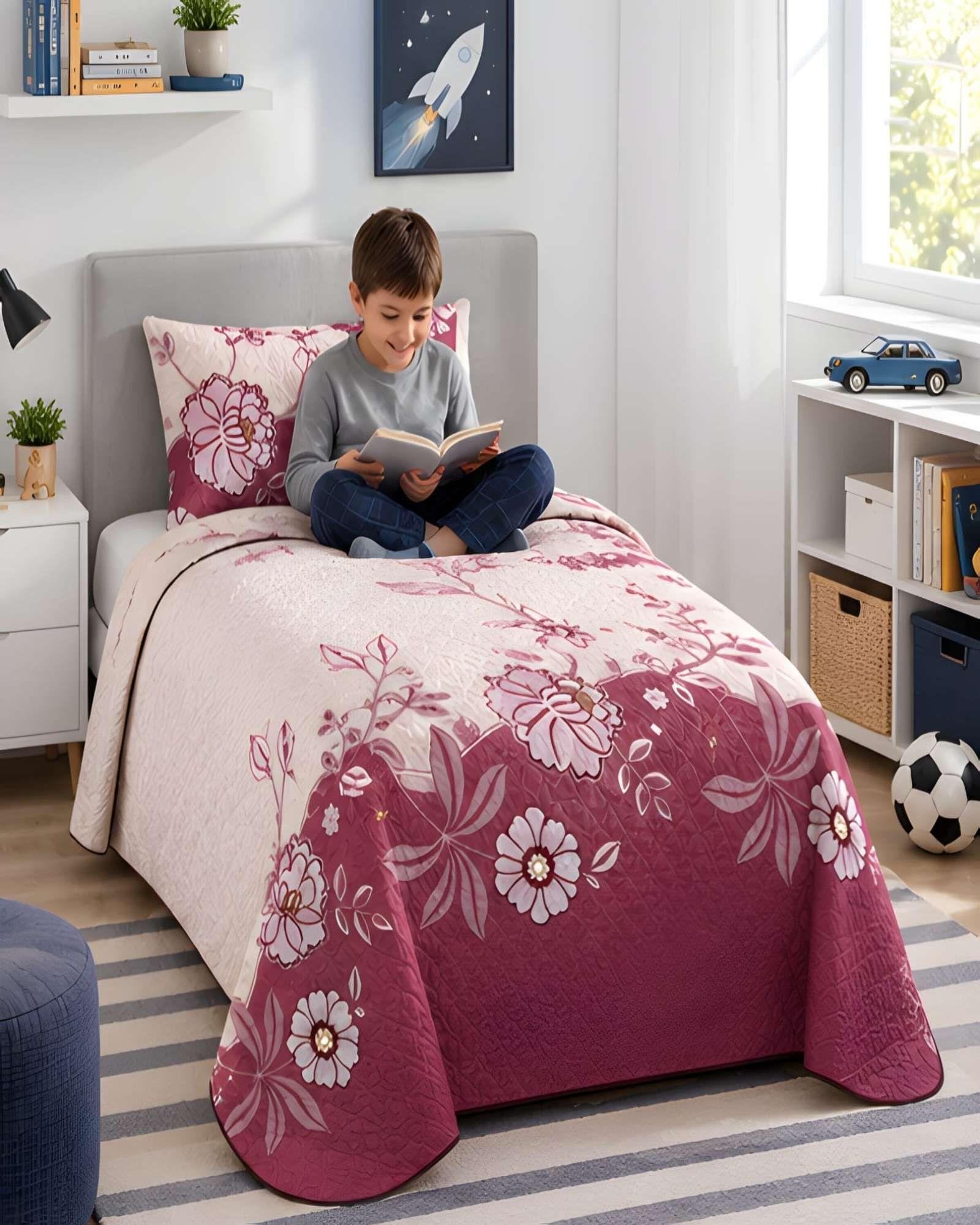 Quilt Plaza Y Media Delgado De Verano Mas Funda De Almohada m4-2
